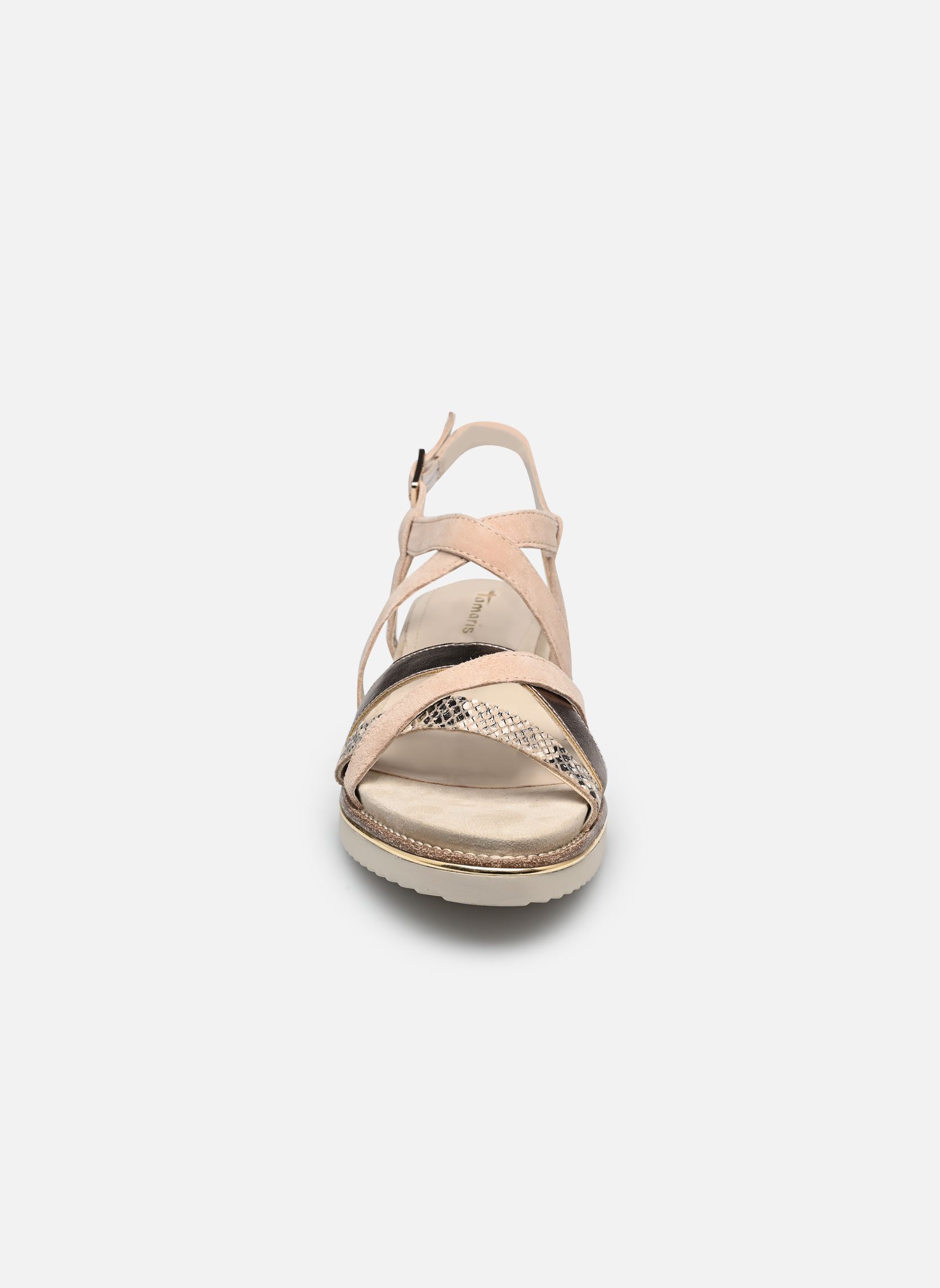 Keil- und Plateausandalen 28237-44 damen beige Tamaris Keil- und Plateausandalen 28237-44 damen beige NUDE COMB