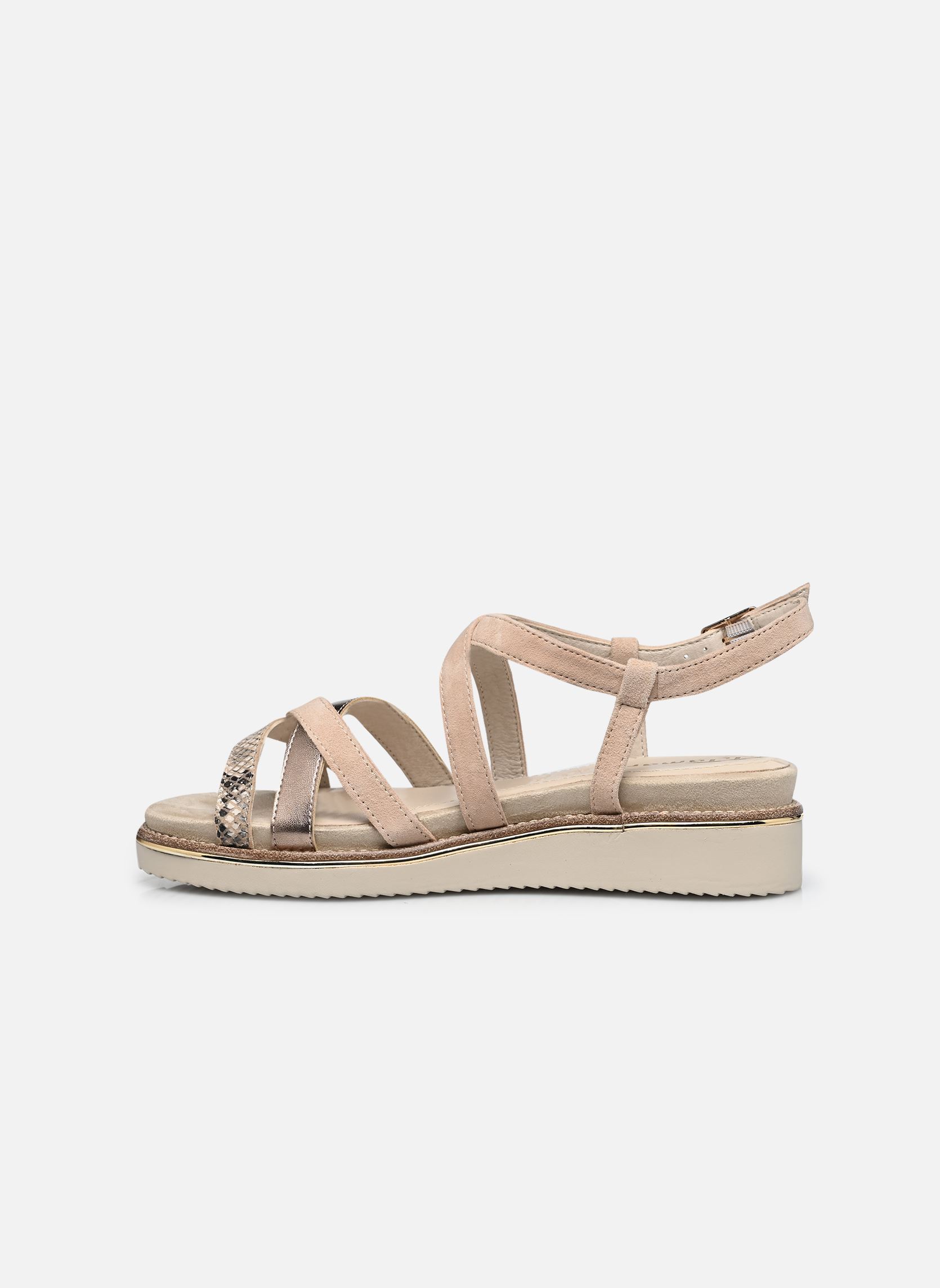Keil- und Plateausandalen 28237-44 damen beige Tamaris Keil- und Plateausandalen 28237-44 damen beige NUDE COMB
