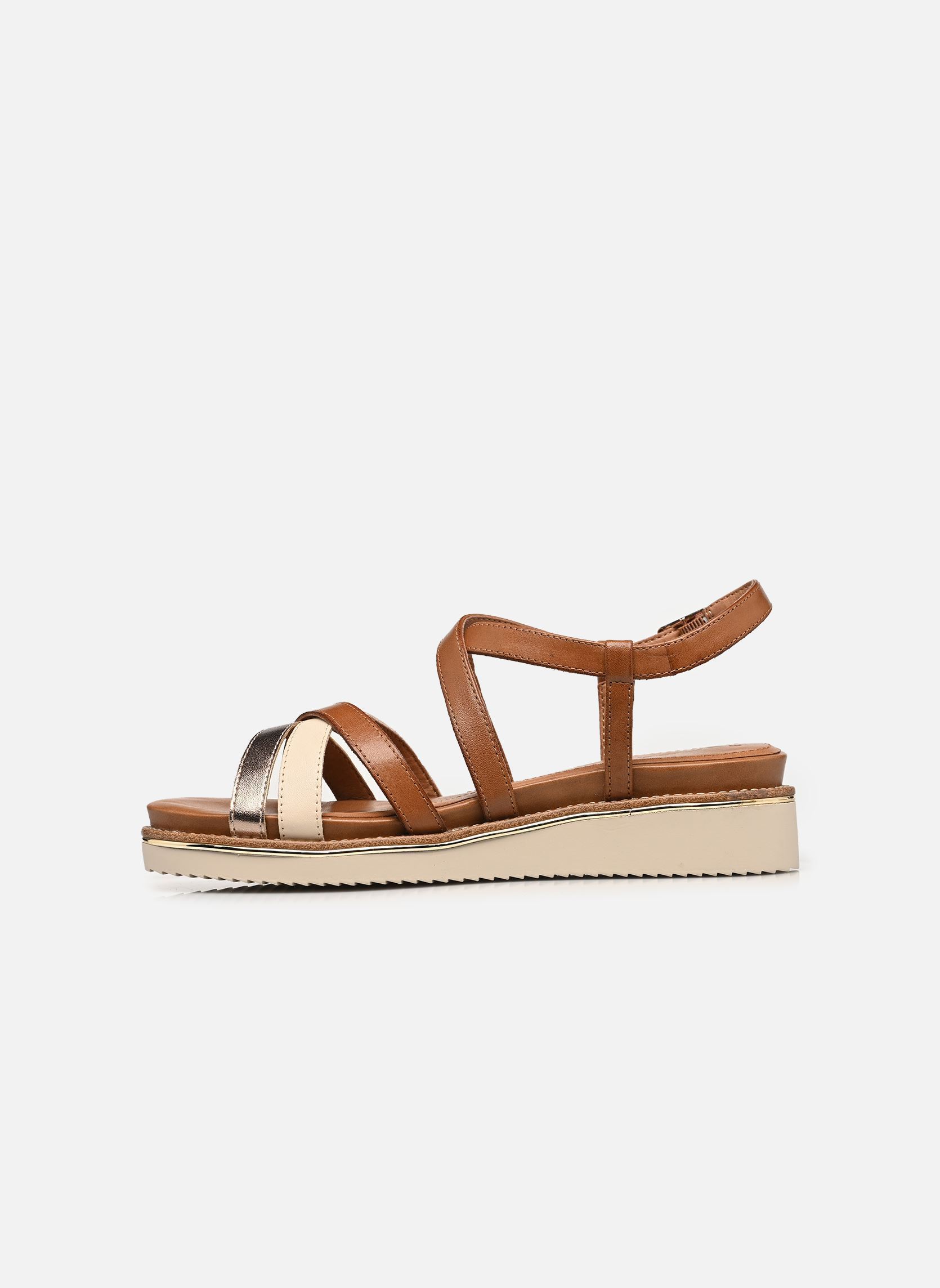 Keil- und Plateausandalen 28237-44 damen braun Tamaris Keil- und Plateausandalen 28237-44 damen braun COGNAC COMB