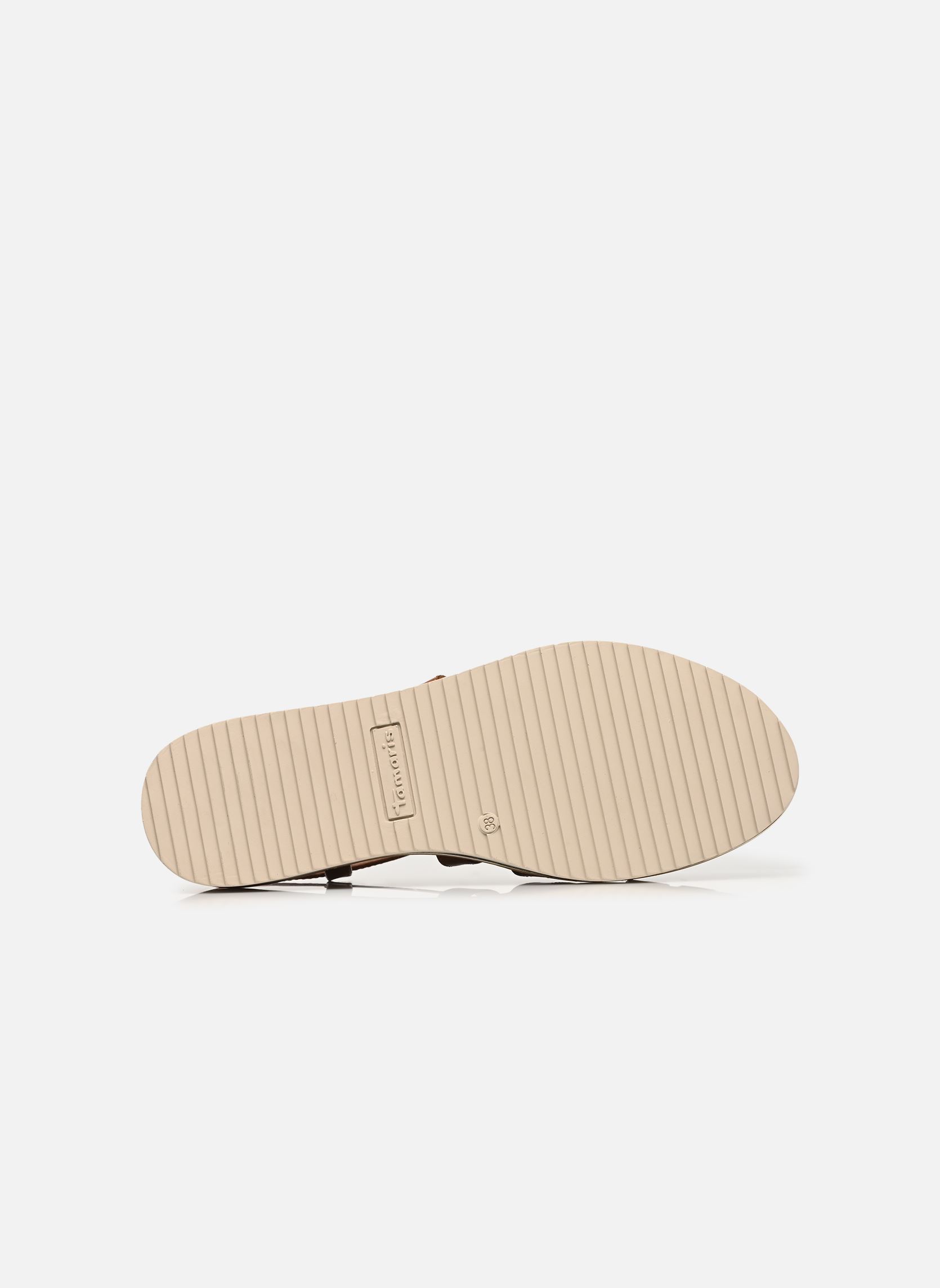 Keil- und Plateausandalen 28237-44 damen braun Tamaris Keil- und Plateausandalen 28237-44 damen braun COGNAC COMB