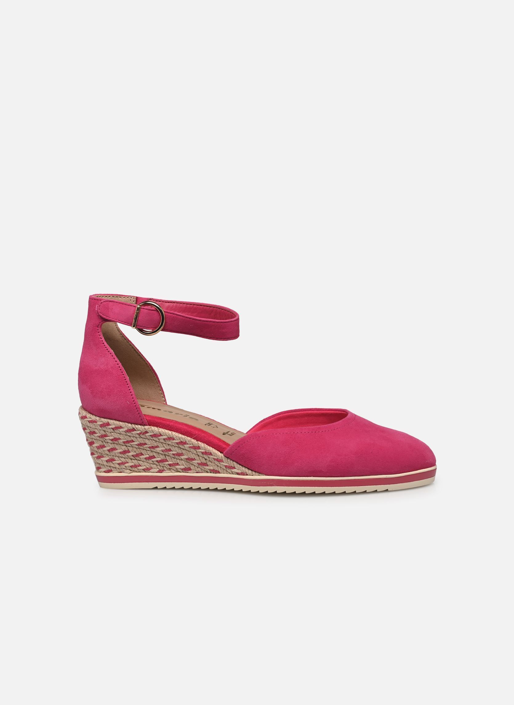 Sandales compensées et plateformes 22309-42 femme rose Tamaris Sandales compensées et plateformes 22309-42 femme rose FUXIA
