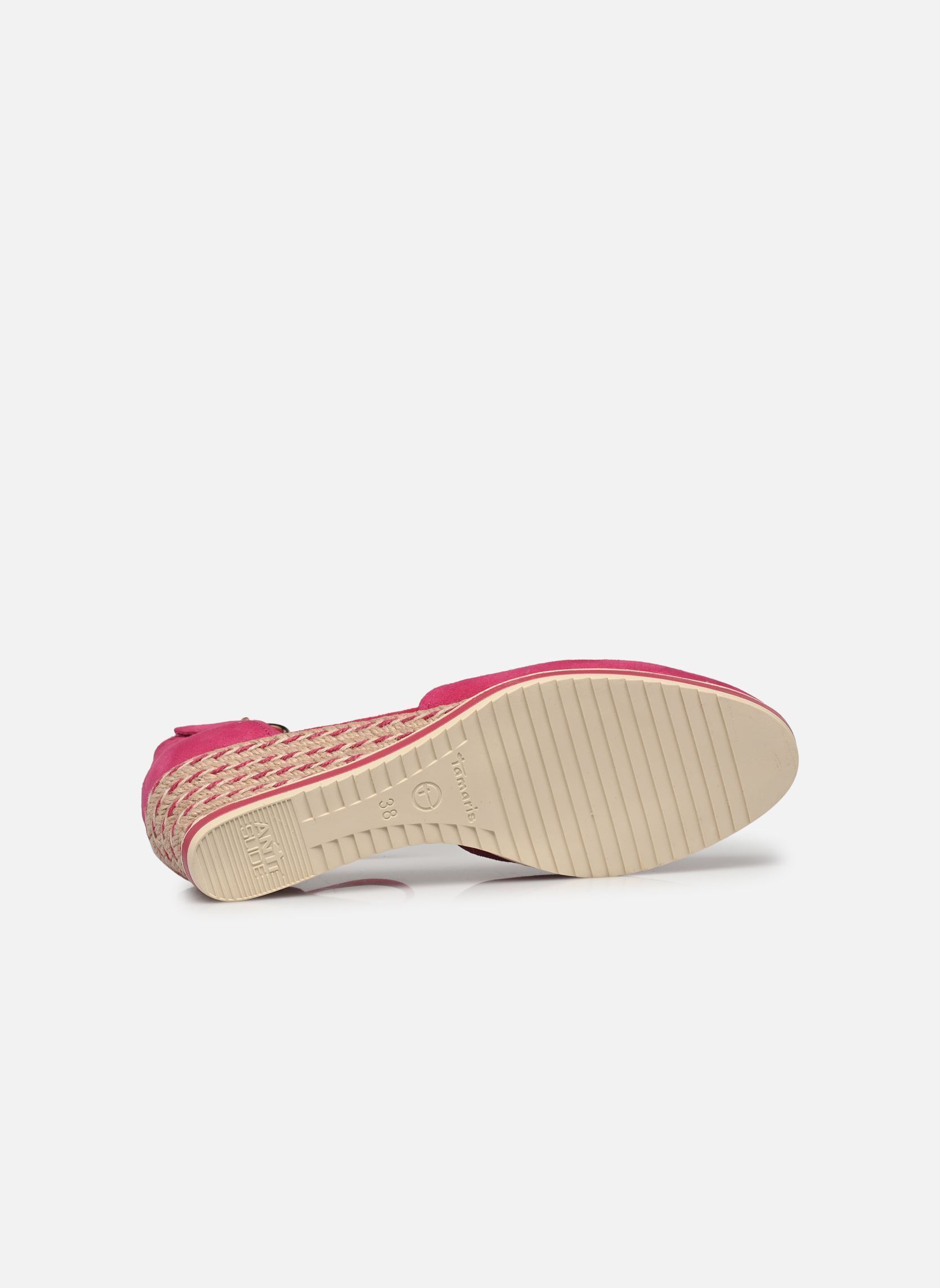 Sandales compensées et plateformes 22309-42 femme rose Tamaris Sandales compensées et plateformes 22309-42 femme rose FUXIA