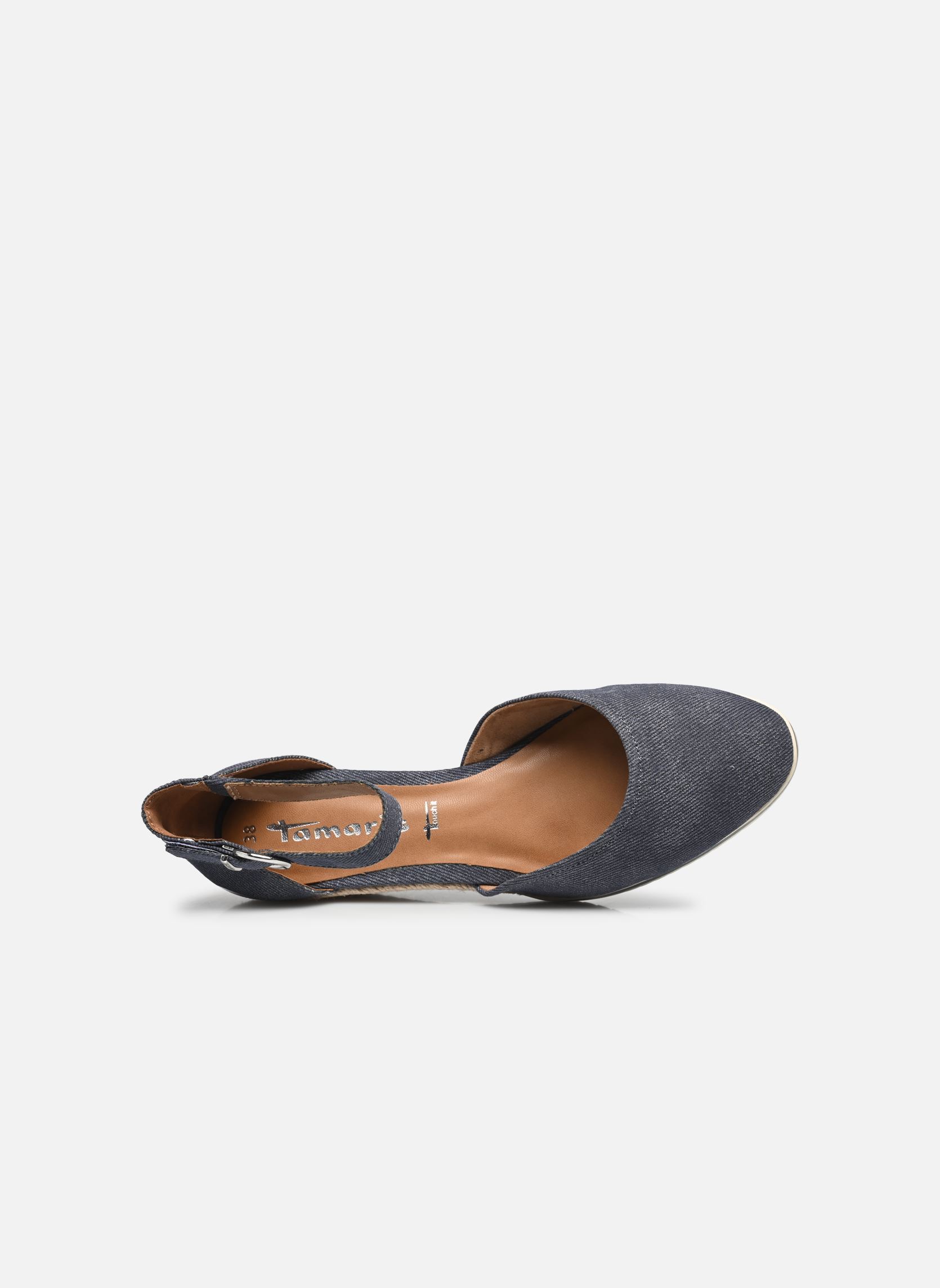 Keil- und Plateausandalen 22319-44 damen blau Tamaris Keil- und Plateausandalen 22319-44 damen blau BLUE