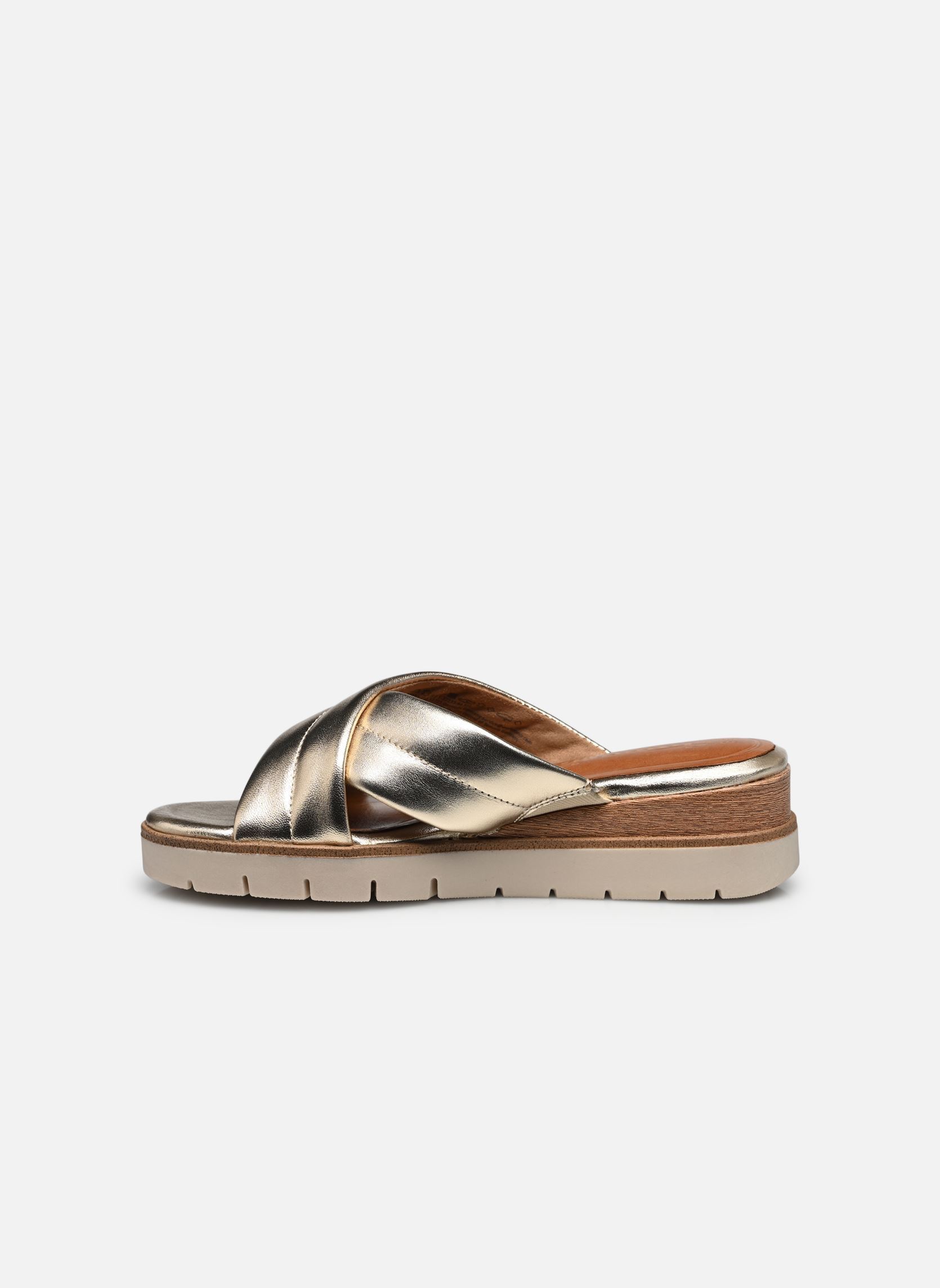 Pantoletten und Clogs 27233-44 damen gold und bronze Tamaris Pantoletten und Clogs 27233-44 damen gold und bronze LIGHT GOLD