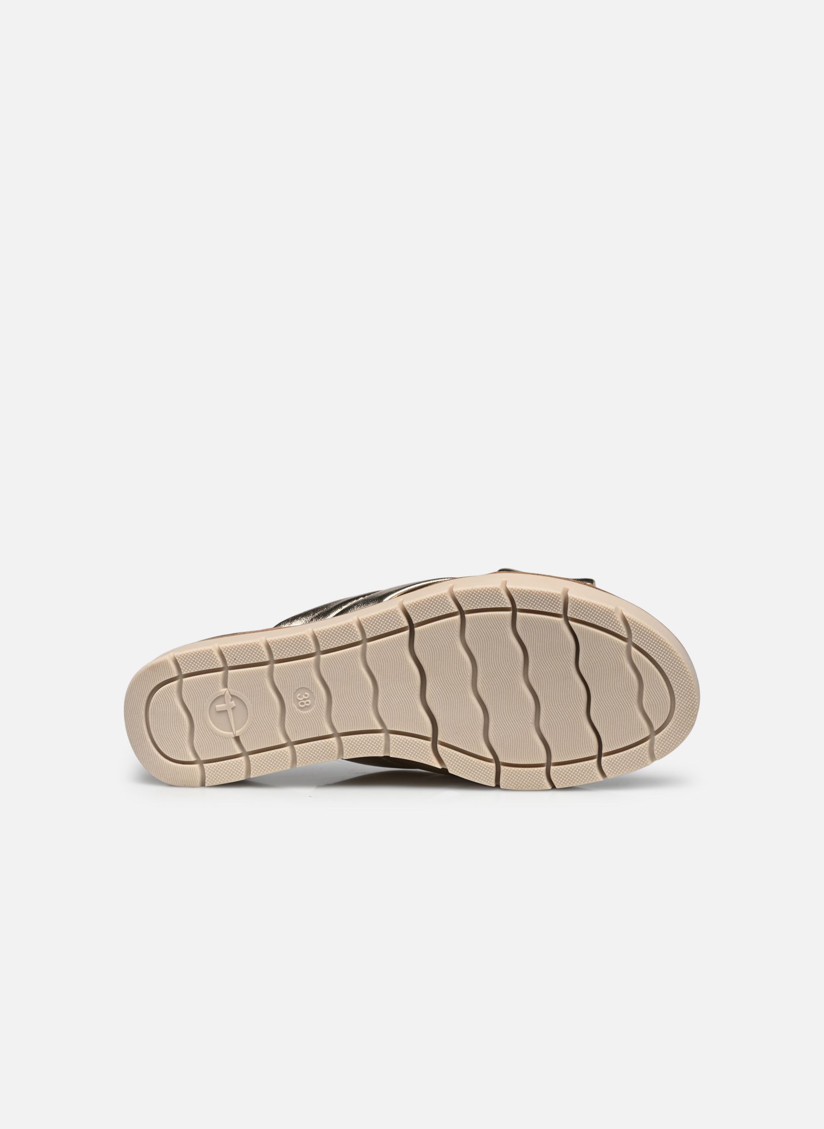 Pantoletten und Clogs 27233-44 damen gold und bronze Tamaris Pantoletten und Clogs 27233-44 damen gold und bronze LIGHT GOLD