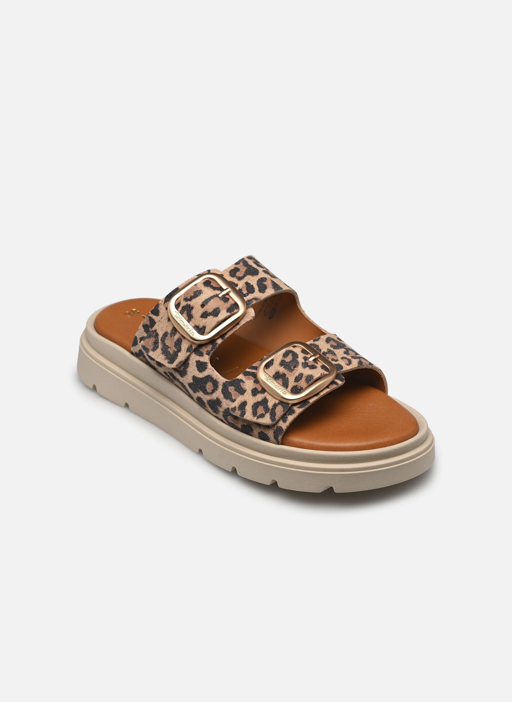 Mules et sabots 27239-42 femme marron Tamaris Mules et sabots 27239-42 femme marron LEOPARD