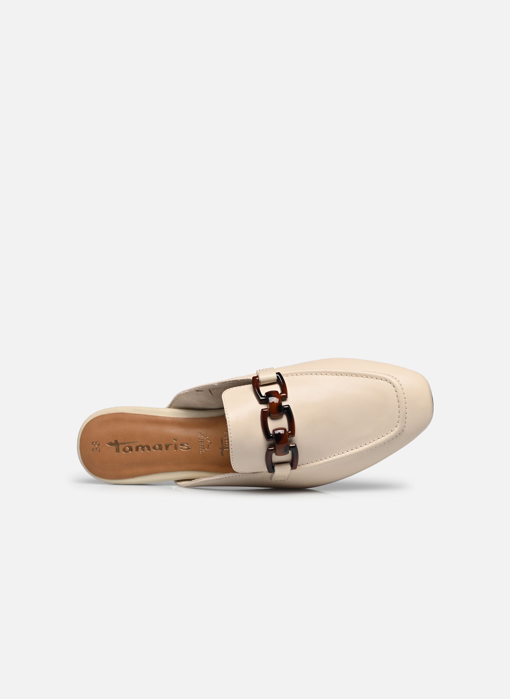 Pantoletten und Clogs 27304-44 damen beige Tamaris Pantoletten und Clogs 27304-44 damen beige IVORY