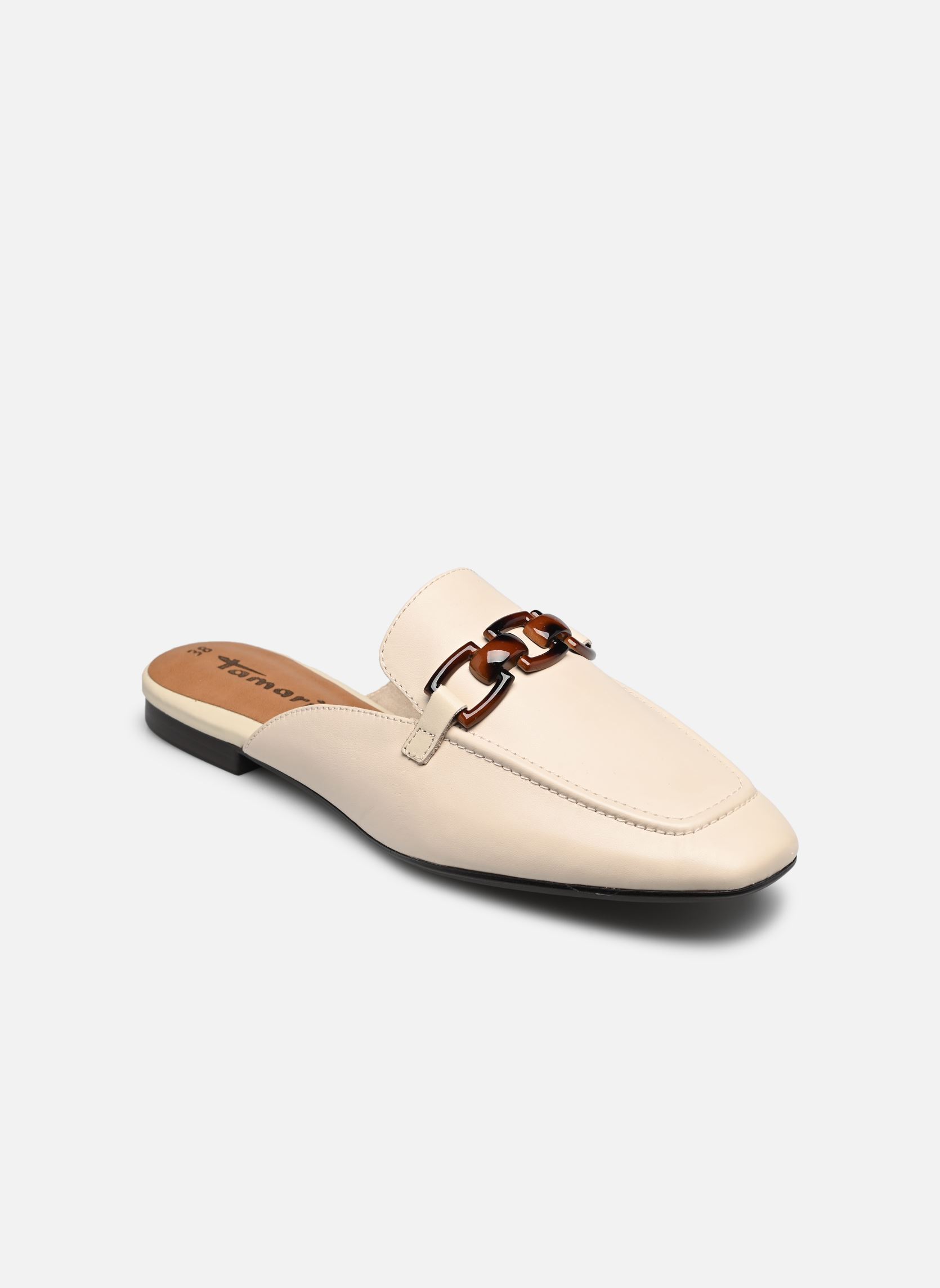 Pantoletten und Clogs 27304-44 damen beige Tamaris Pantoletten und Clogs 27304-44 damen beige IVORY