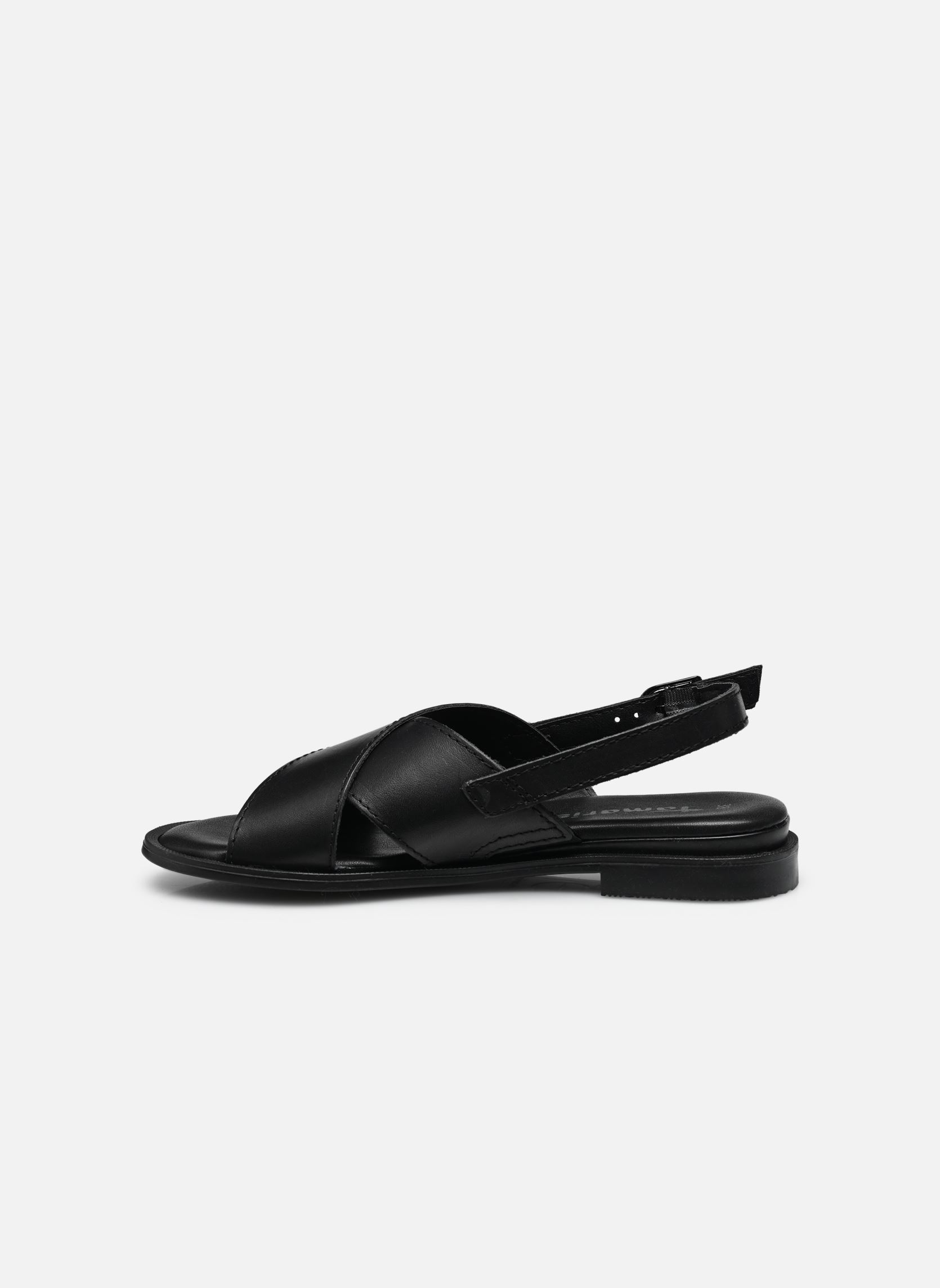 Sandali piatti 28102-44 donna nero Tamaris Sandali piatti 28102-44 donna nero BLACK LEATHER