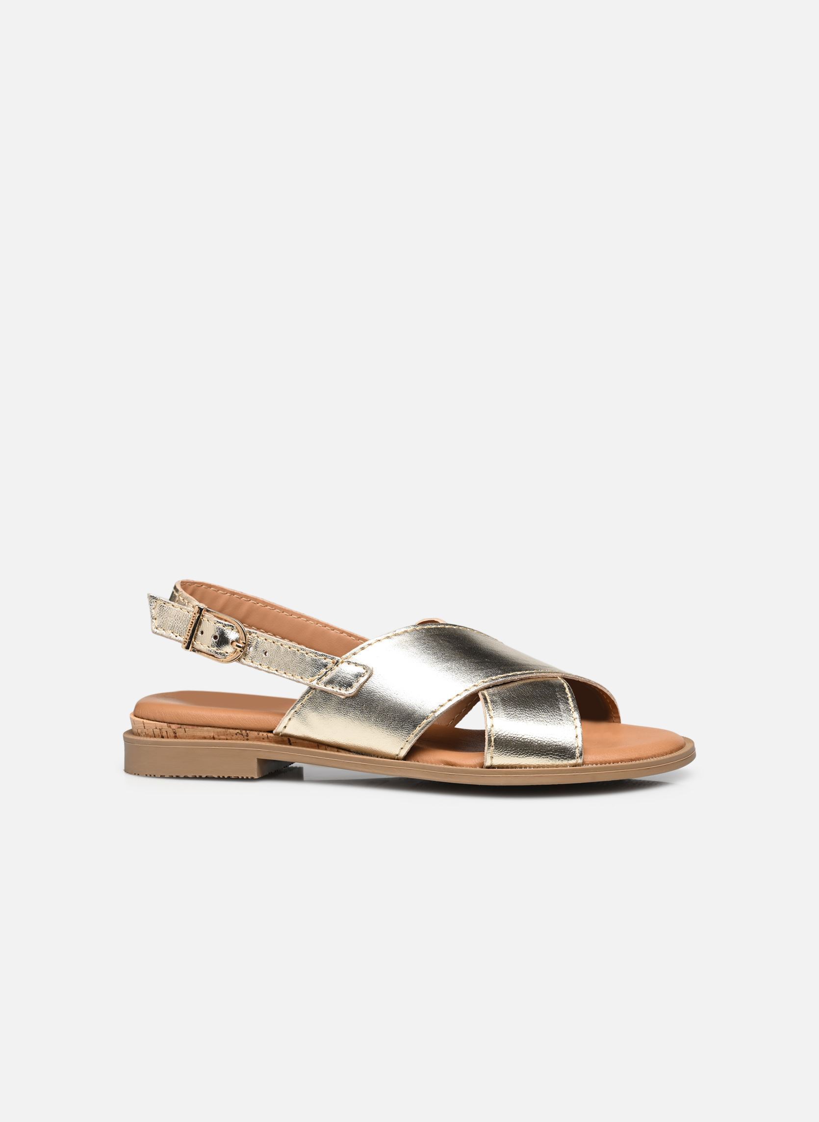 Sandali piatti 28102-44 donna oro e bronzo Tamaris Sandali piatti 28102-44 donna oro e bronzo LIGHT GOLD MET