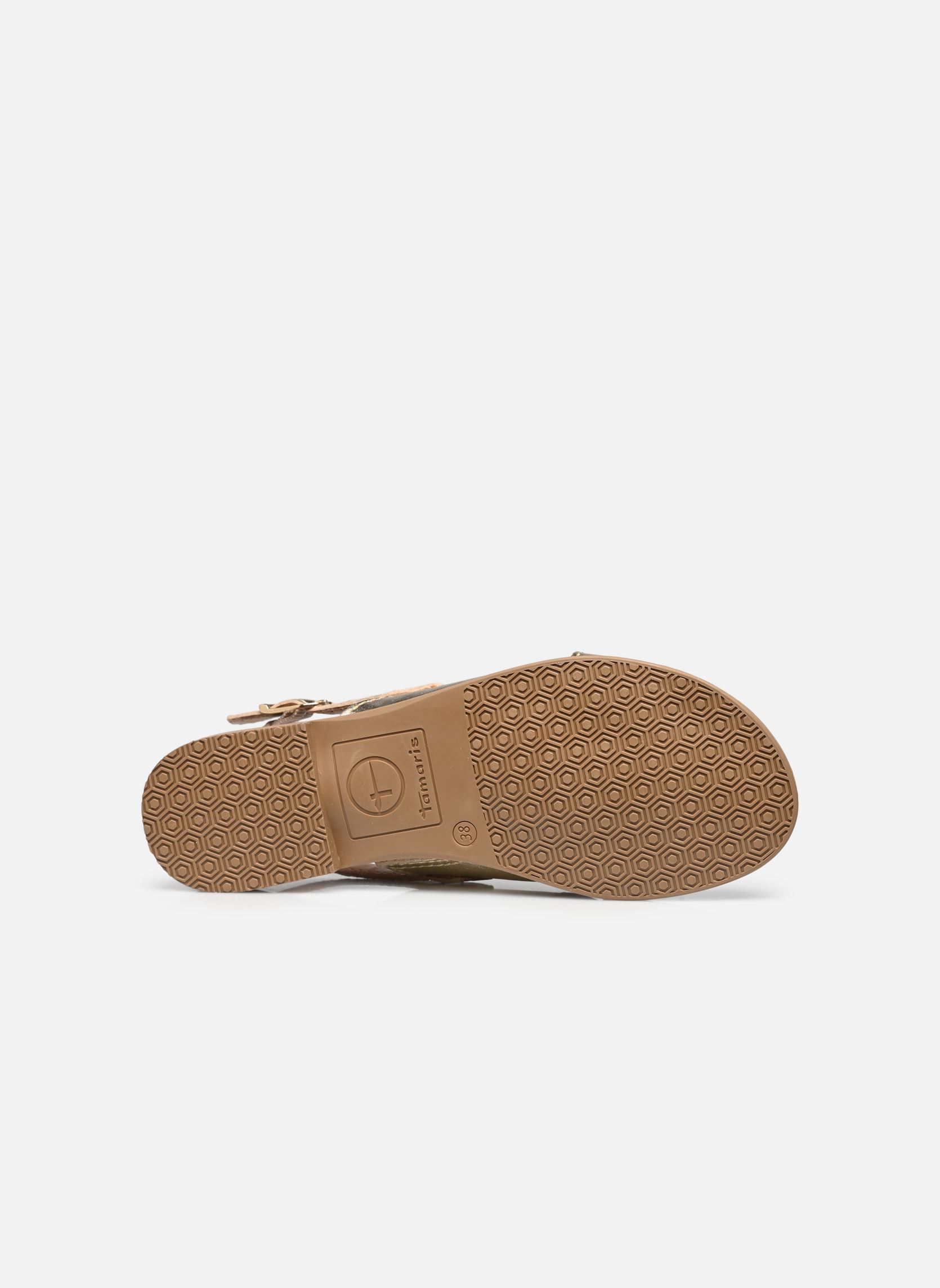 Sandali piatti 28102-44 donna oro e bronzo Tamaris Sandali piatti 28102-44 donna oro e bronzo LIGHT GOLD MET