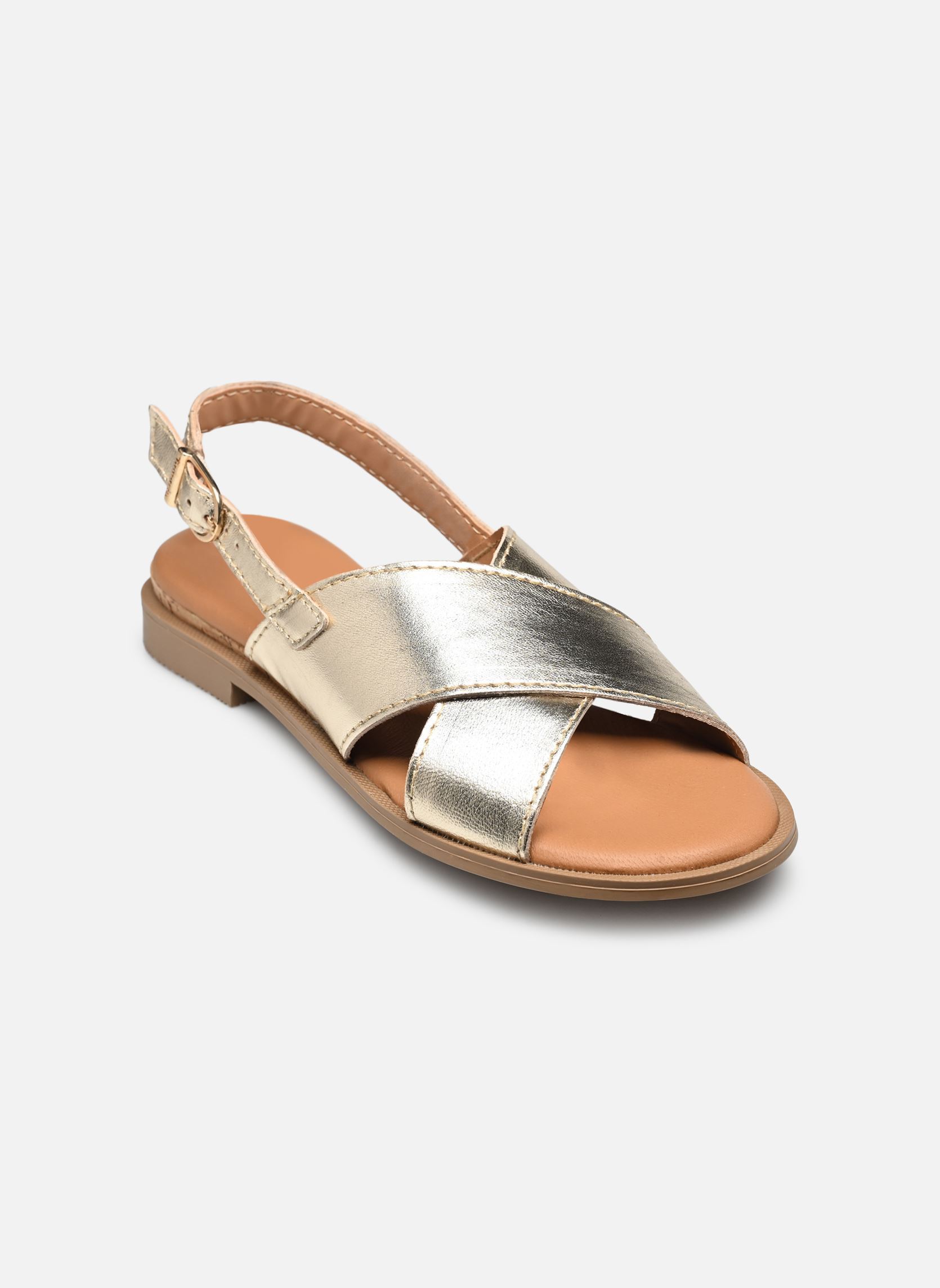 Sandali piatti 28102-44 donna oro e bronzo Tamaris Sandali piatti 28102-44 donna oro e bronzo LIGHT GOLD MET