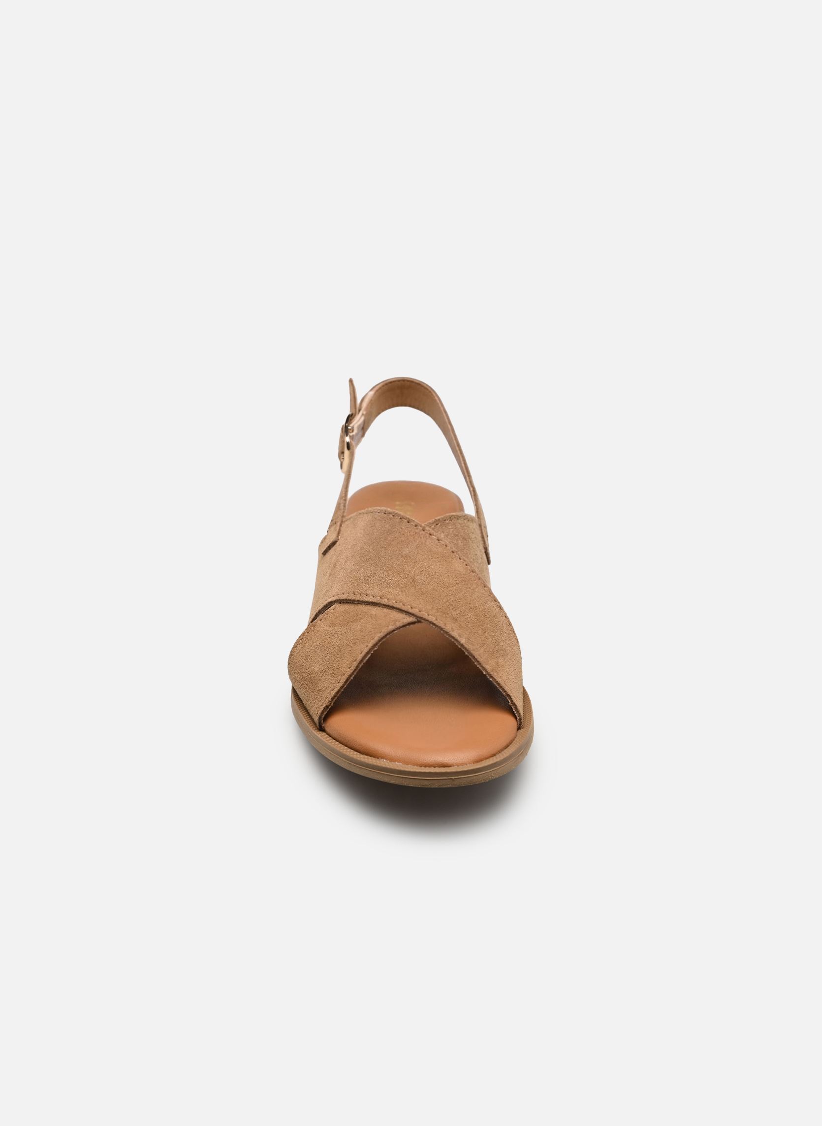Sandales plates 28102-44 femme marron Tamaris Sandales plates 28102-44 femme marron BROWN
