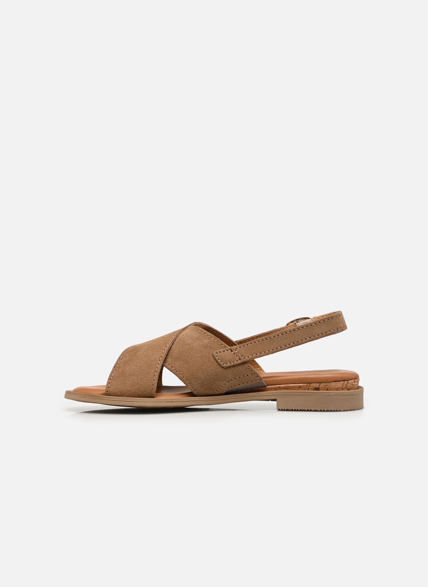Sandales plates 28102-44 femme marron Tamaris Sandales plates 28102-44 femme marron BROWN