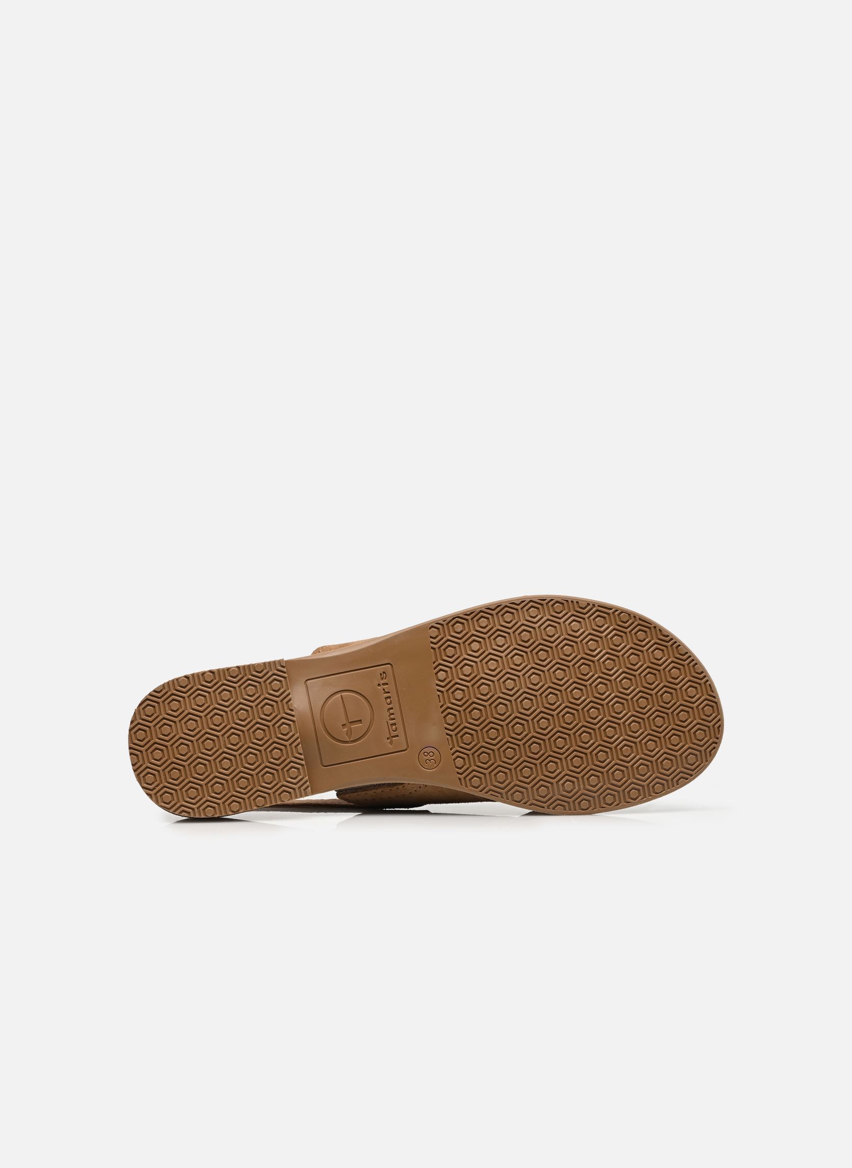 Sandales plates 28102-44 femme marron Tamaris Sandales plates 28102-44 femme marron BROWN