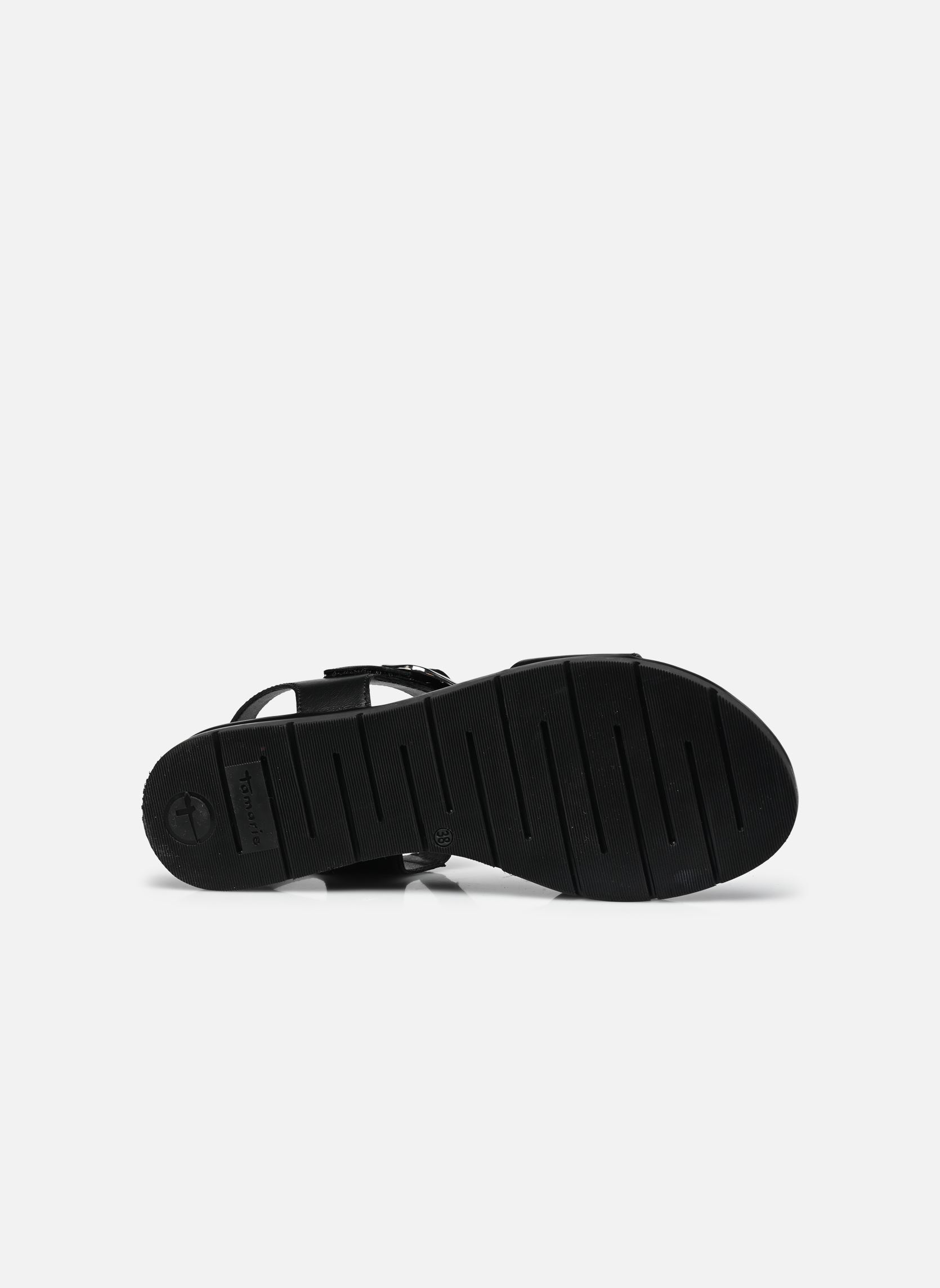 Flache Sandalen 28133-44 damen schwarz Tamaris Flache Sandalen 28133-44 damen schwarz BLACK