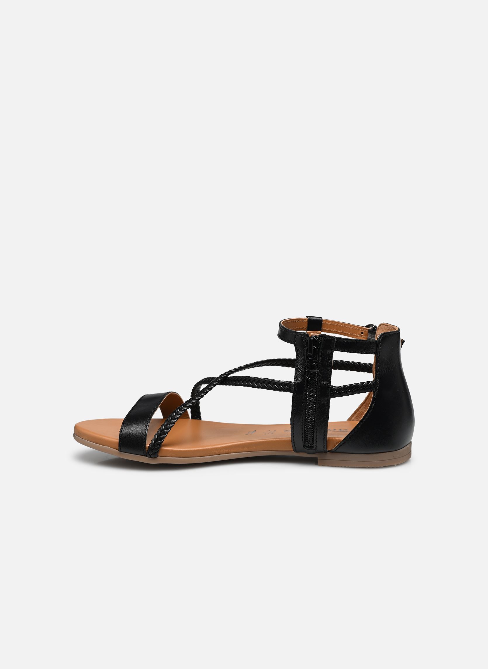 Sandales plates 28138-44 femme noir Tamaris Sandales plates 28138-44 femme noir BLACK