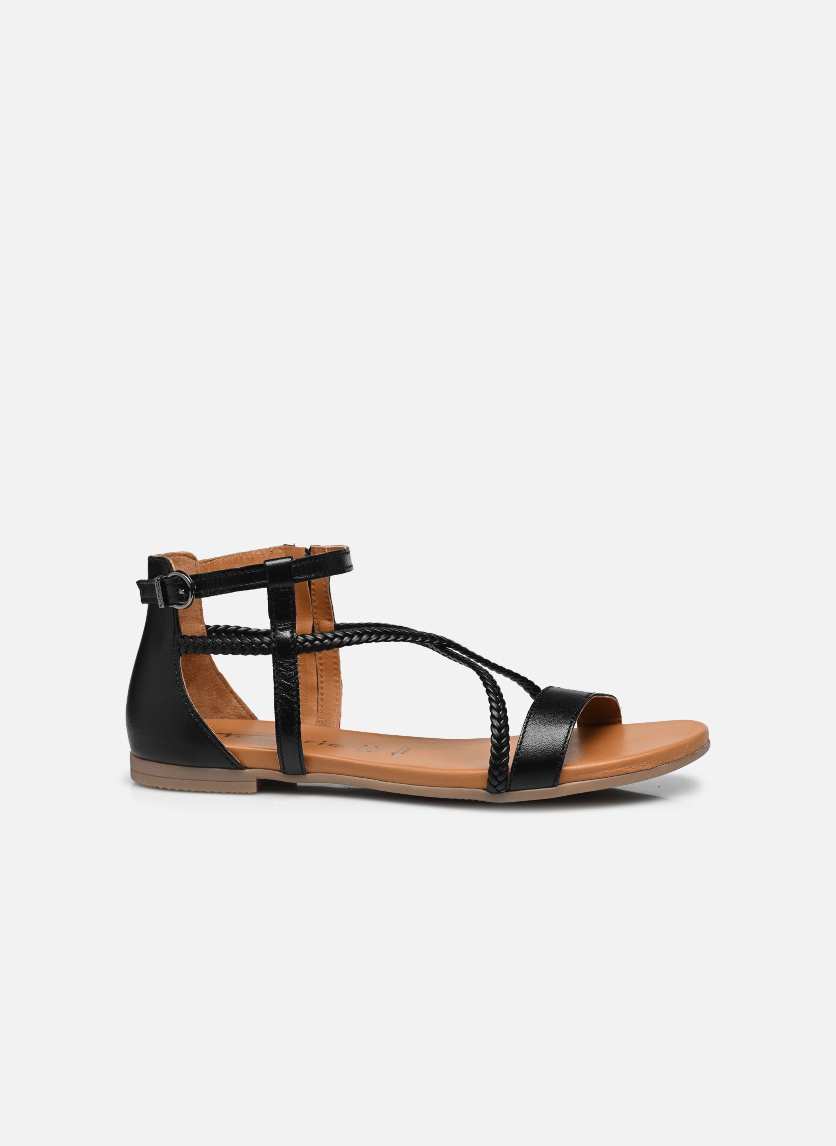Sandales plates 28138-44 femme noir Tamaris Sandales plates 28138-44 femme noir BLACK