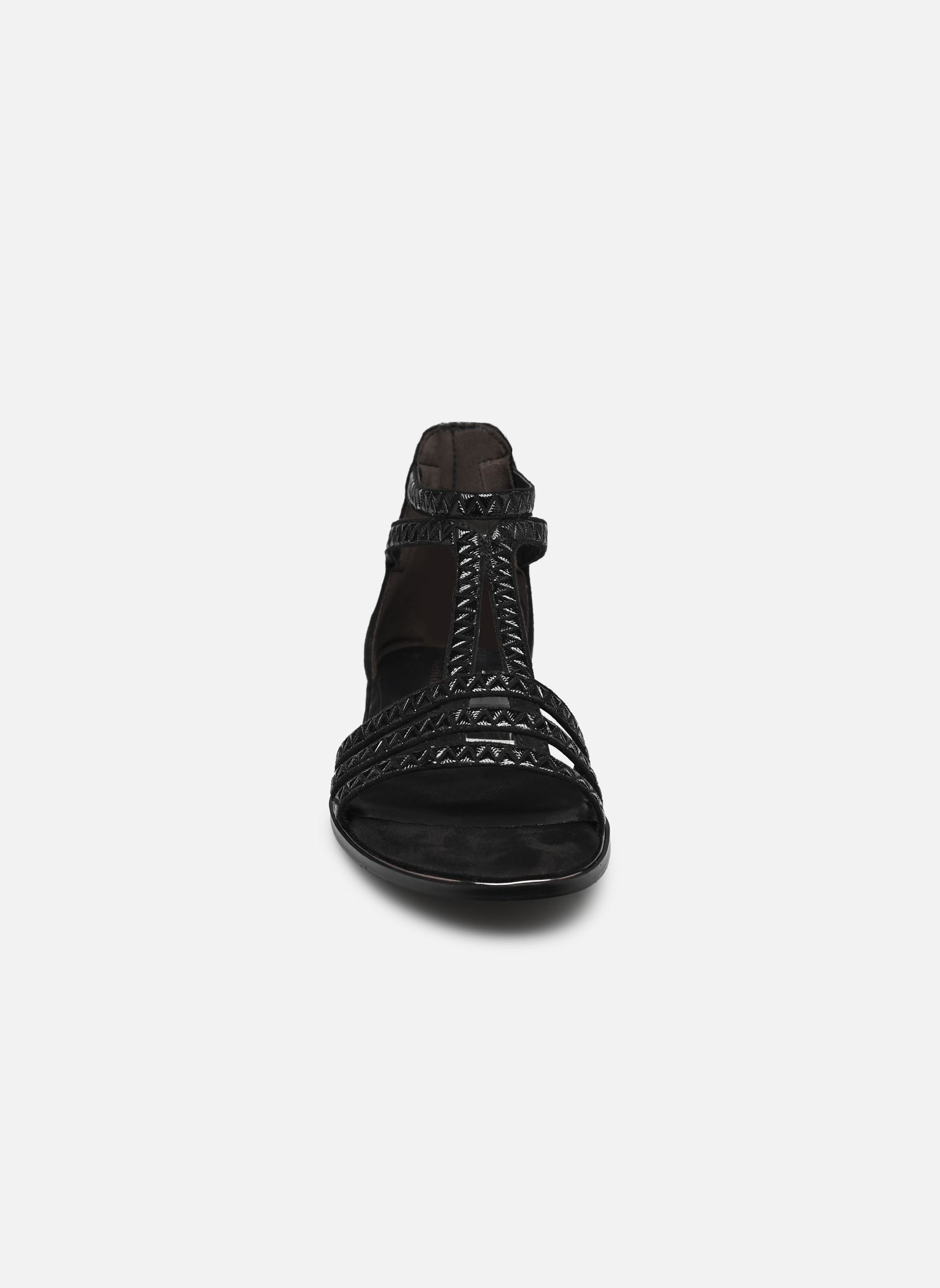 Platte sandalen 28149-44 dames zwart Tamaris Platte sandalen 28149-44 dames zwart BLACK UNI