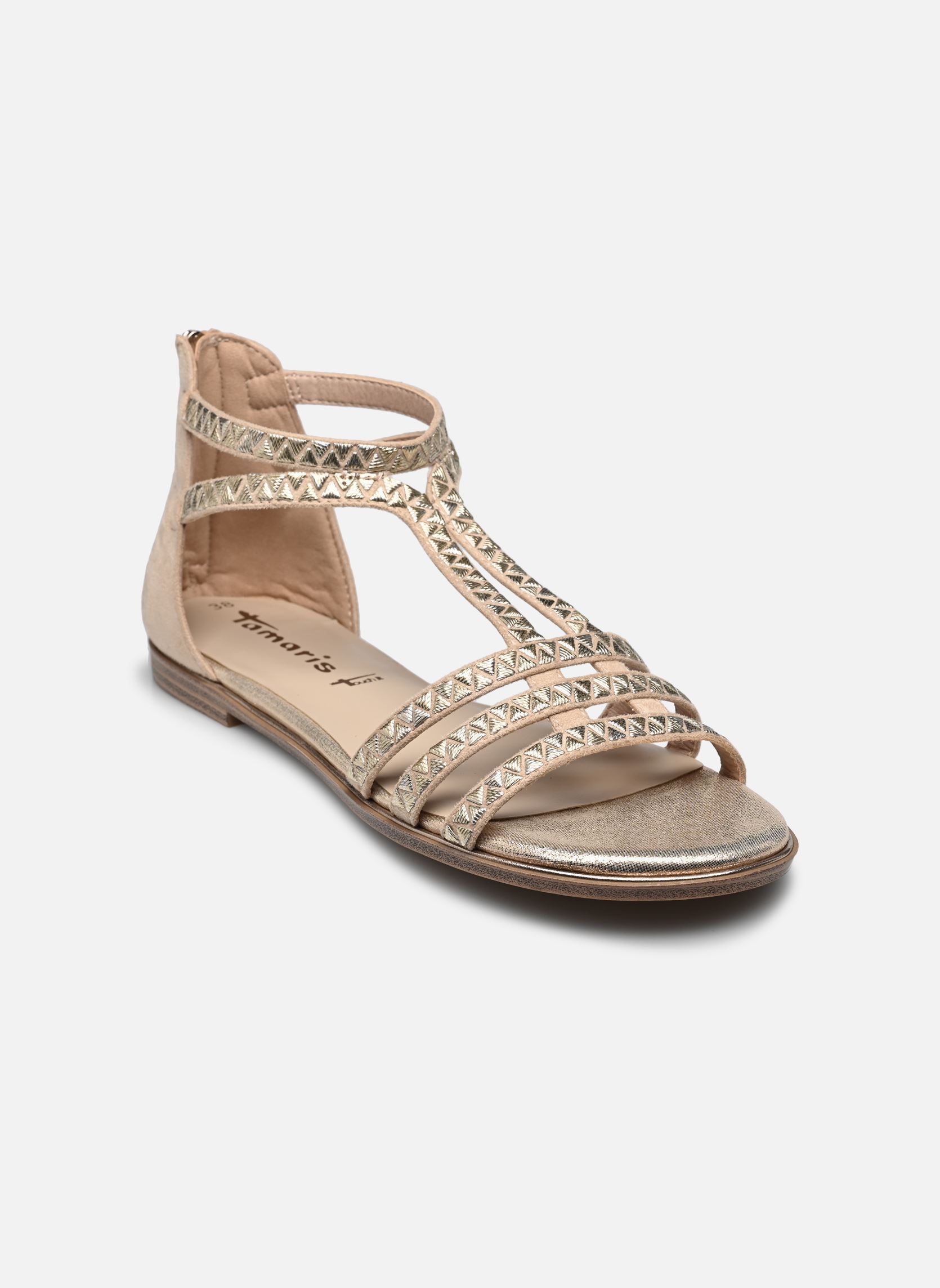 Sandales plates 28149-44 femme beige Tamaris Sandales plates 28149-44 femme beige BEIGE