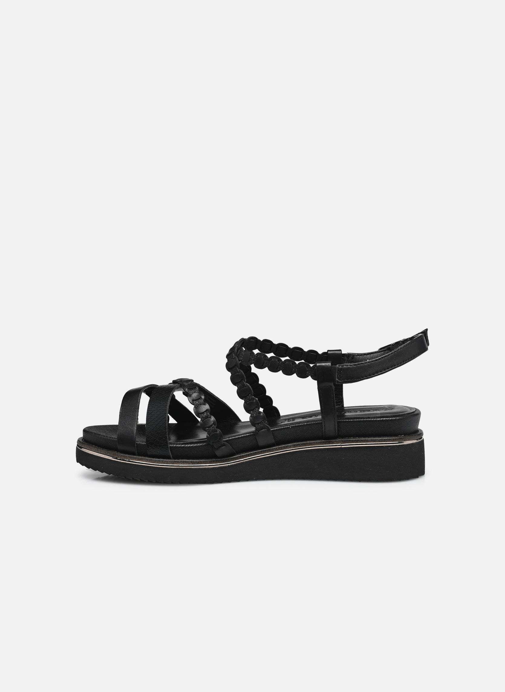 Sandali con zeppa e plateau 28207-44 donna nero Tamaris Sandali con zeppa e plateau 28207-44 donna nero BLACK