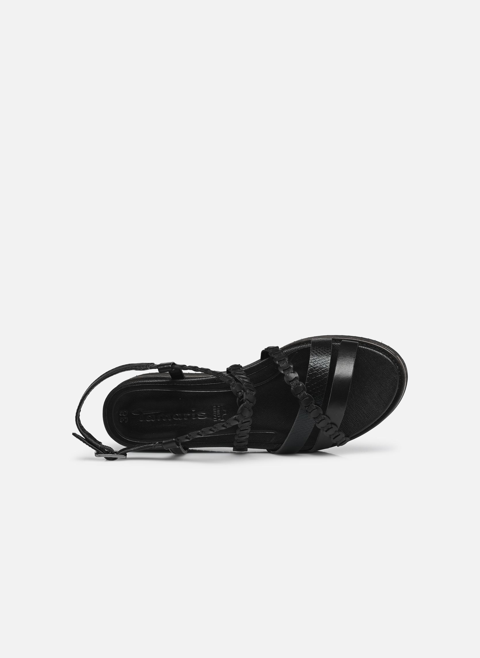 Sandali con zeppa e plateau 28207-44 donna nero Tamaris Sandali con zeppa e plateau 28207-44 donna nero BLACK