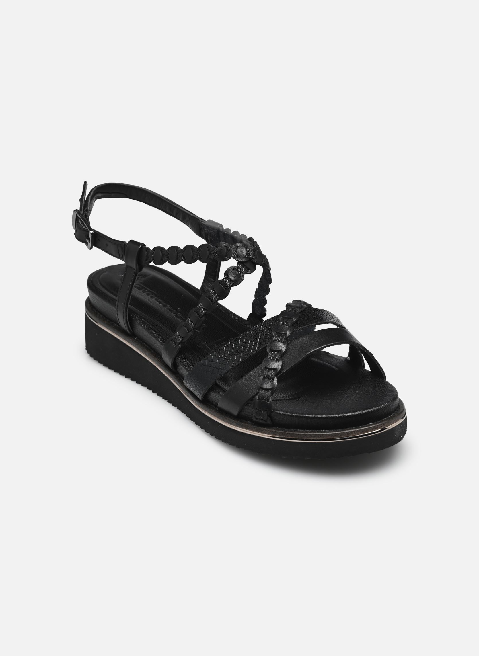 Sandali con zeppa e plateau 28207-44 donna nero Tamaris Sandali con zeppa e plateau 28207-44 donna nero BLACK