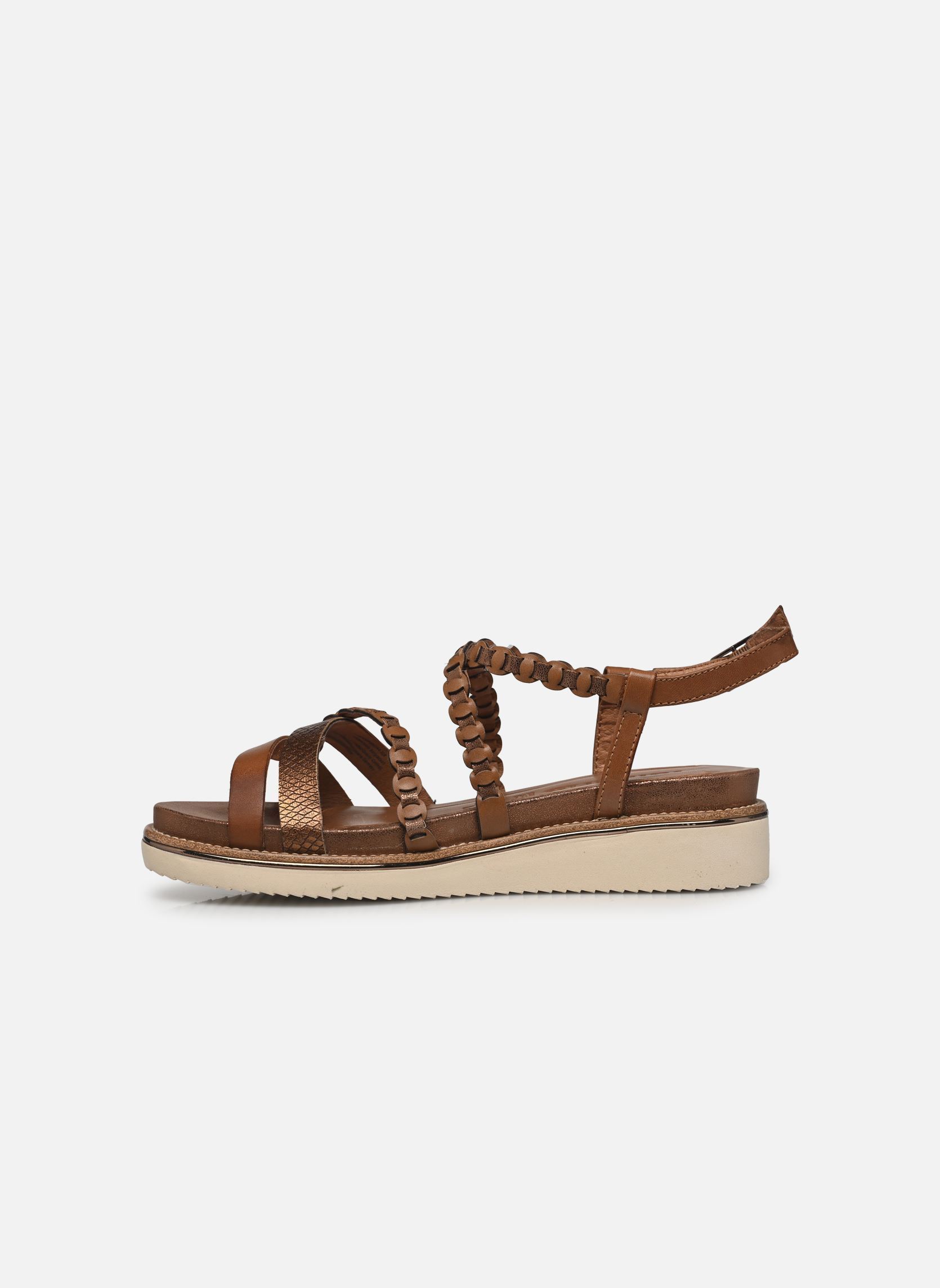 Sandalias y plataformas de cuña 28207-44 mujer marrón Tamaris Sandalias y plataformas de cuña 28207-44 mujer marrón COGNAC