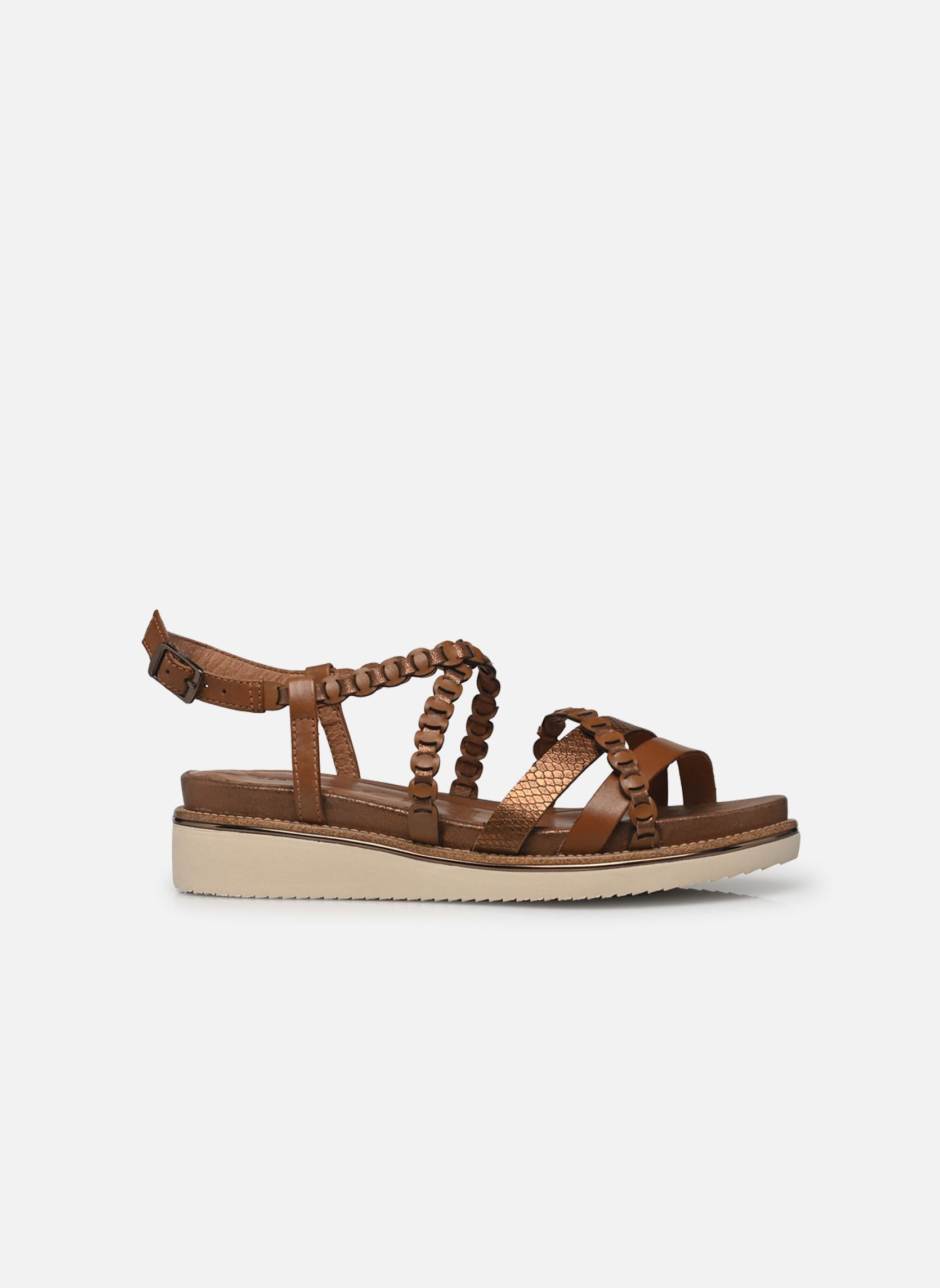 Sandalias y plataformas de cuña 28207-44 mujer marrón Tamaris Sandalias y plataformas de cuña 28207-44 mujer marrón COGNAC