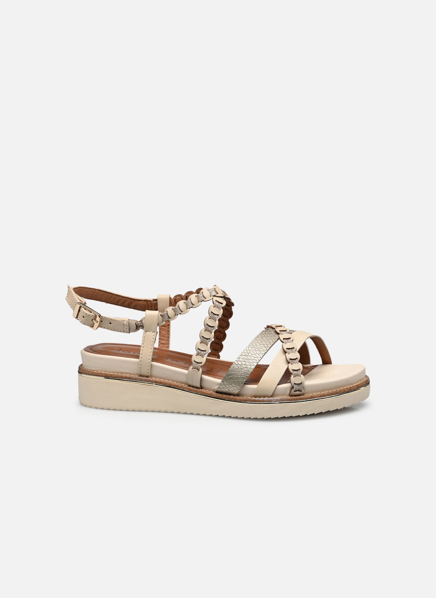 Sandali con zeppa e plateau 28207-44 donna beige Tamaris Sandali con zeppa e plateau 28207-44 donna beige IVORY