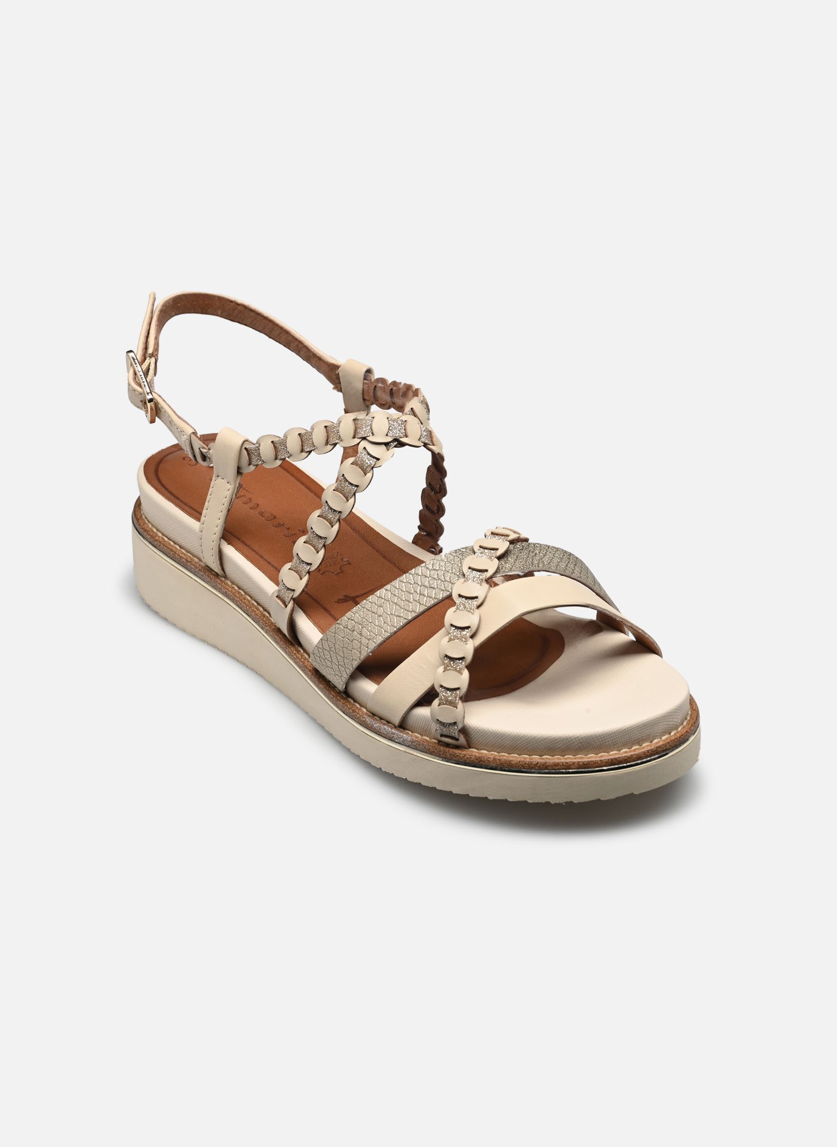 Sandali con zeppa e plateau 28207-44 donna beige Tamaris Sandali con zeppa e plateau 28207-44 donna beige IVORY