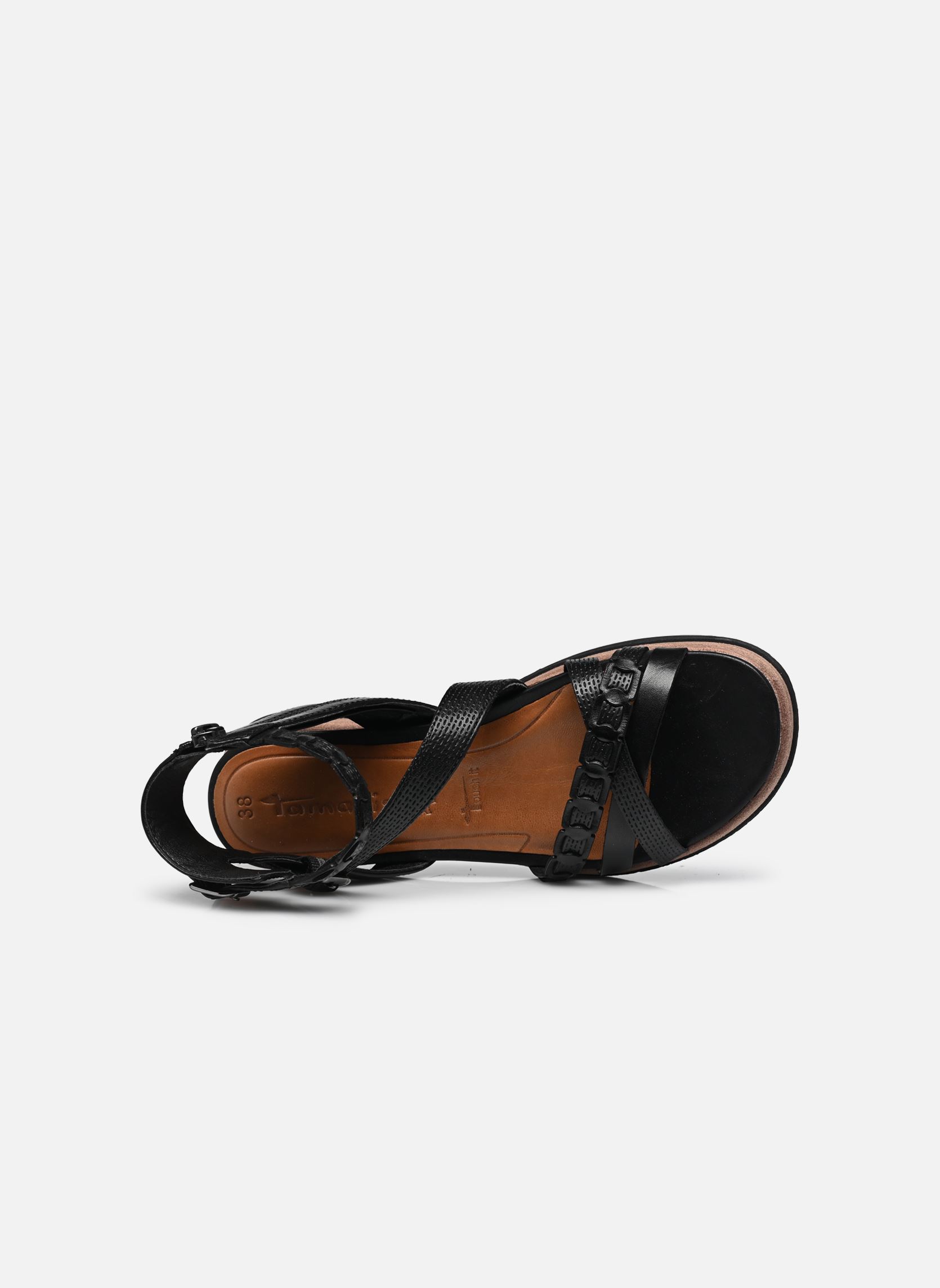 Sandales compensées et plateformes 28210-44 femme noir Tamaris Sandales compensées et plateformes 28210-44 femme noir BLACK