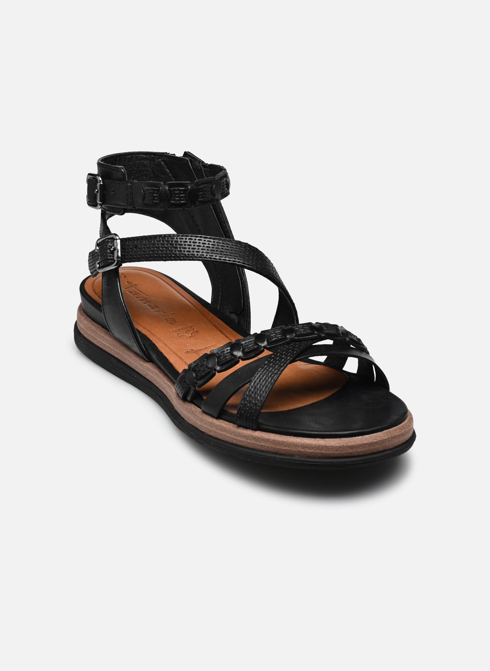 Sandales compensées et plateformes 28210-44 femme noir Tamaris Sandales compensées et plateformes 28210-44 femme noir BLACK