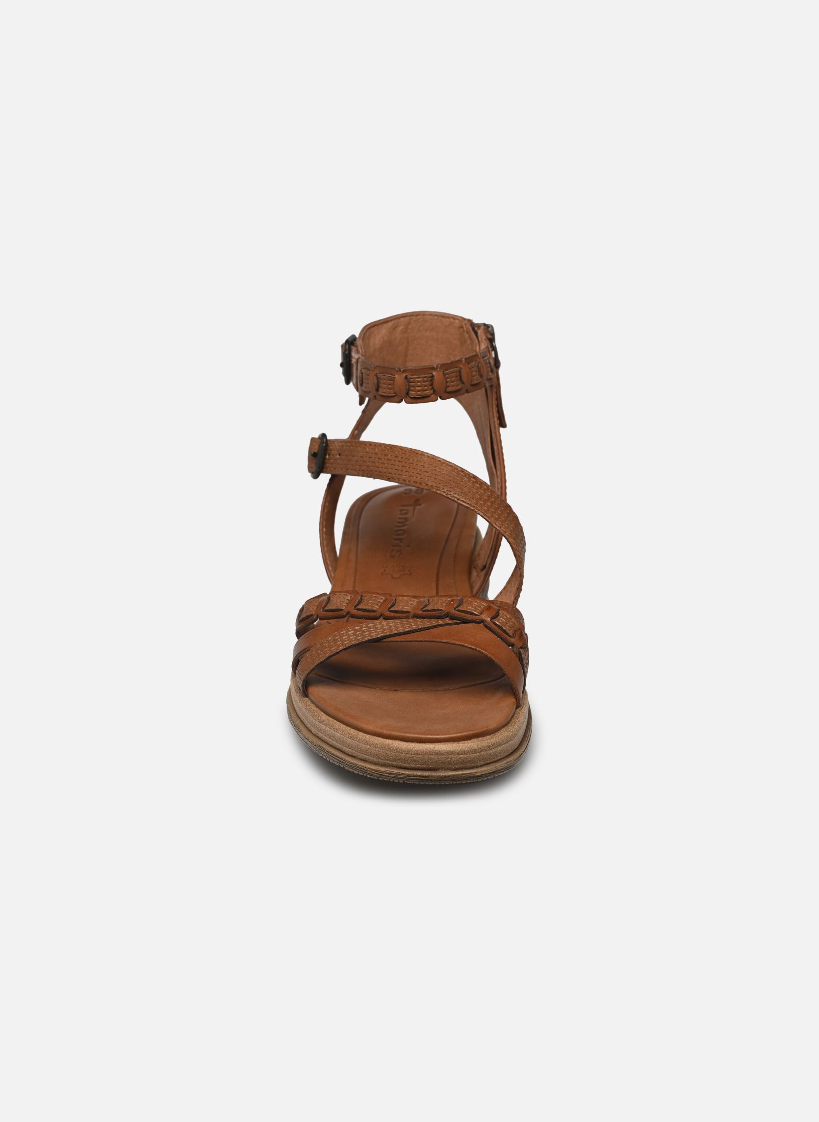 Keil- und Plateausandalen 28210-44 damen braun Tamaris Keil- und Plateausandalen 28210-44 damen braun COGNAC