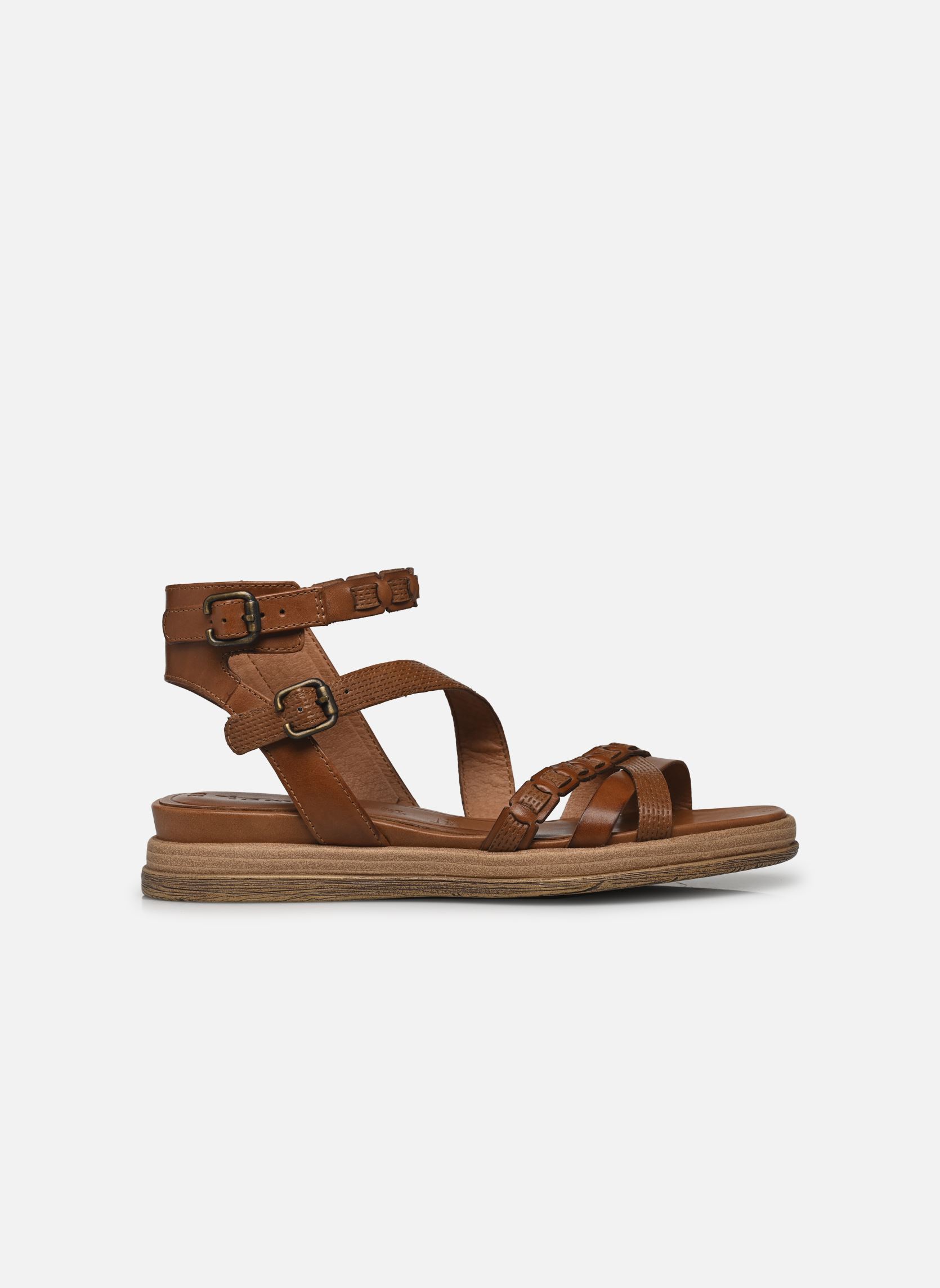 Keil- und Plateausandalen 28210-44 damen braun Tamaris Keil- und Plateausandalen 28210-44 damen braun COGNAC