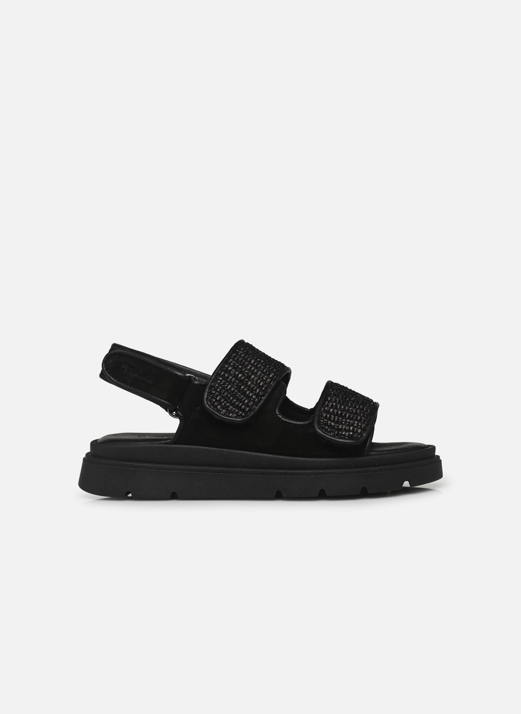 Flache Sandalen 28234-44 damen schwarz Tamaris Flache Sandalen 28234-44 damen schwarz BLACK COMB