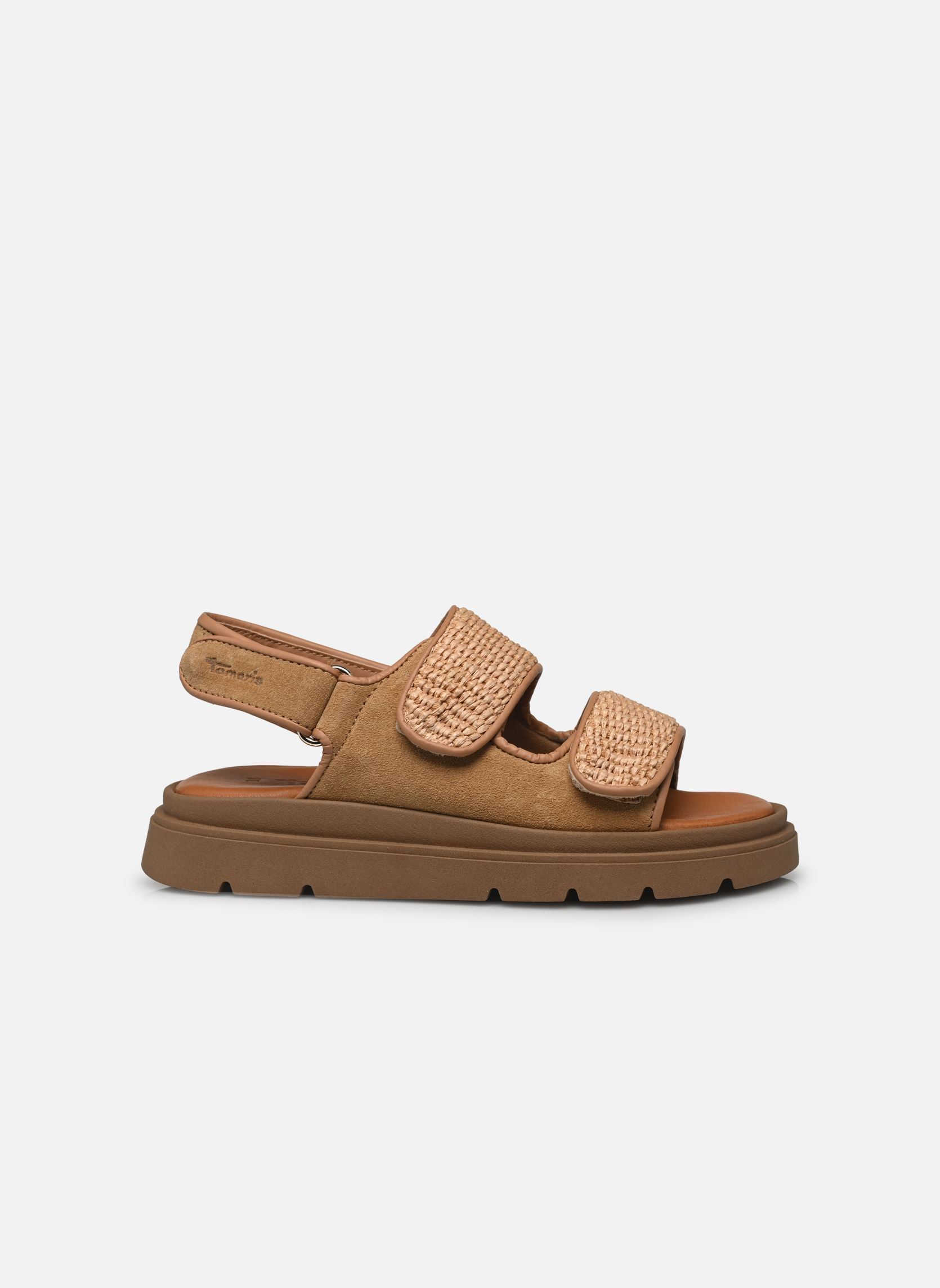 Flache Sandalen 28234-44 damen braun Tamaris Flache Sandalen 28234-44 damen braun TAN COMB