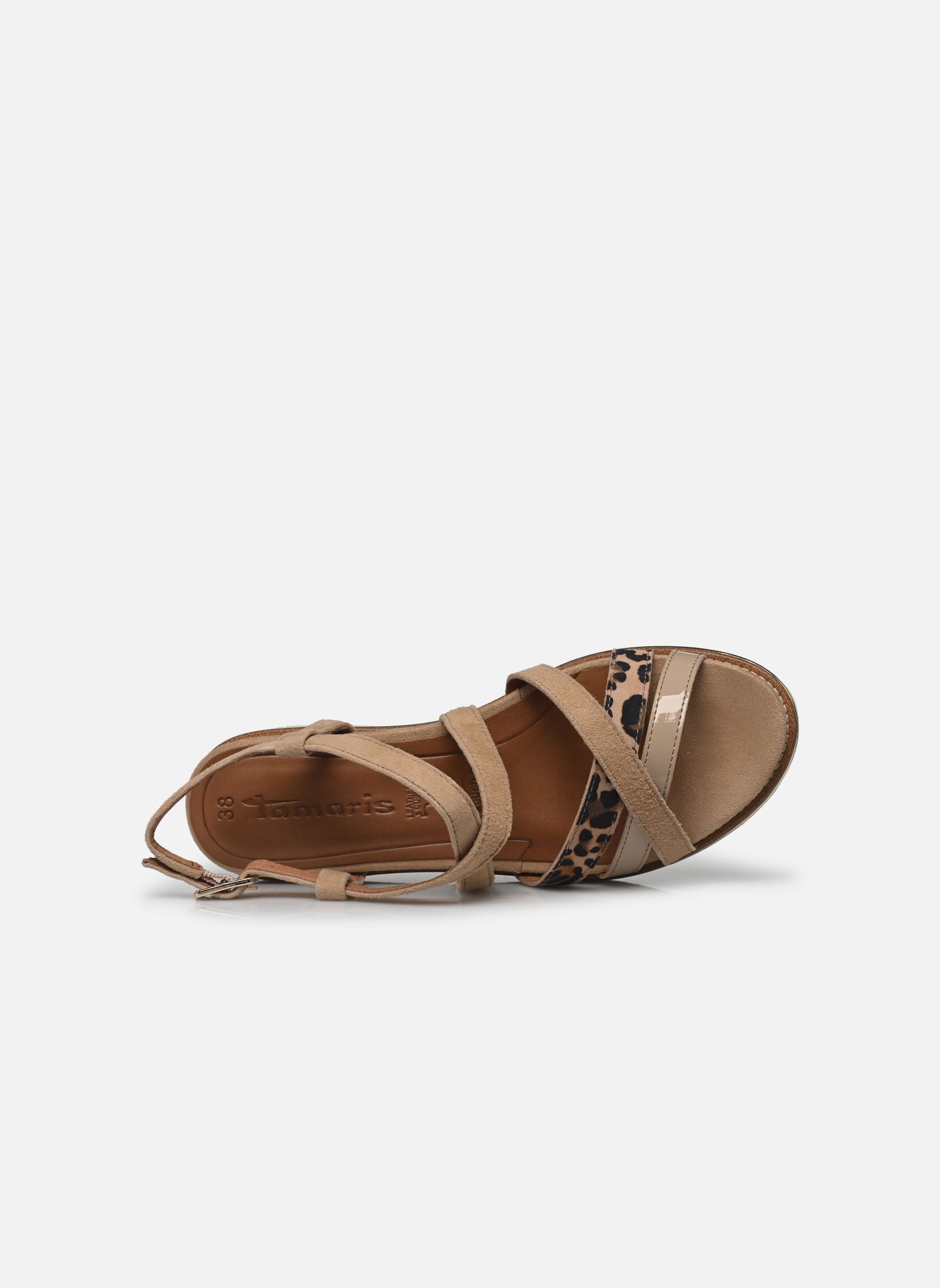 Sandales compensées et plateformes 28237-44 femme marron Tamaris Sandales compensées et plateformes 28237-44 femme marron TAN COMB
