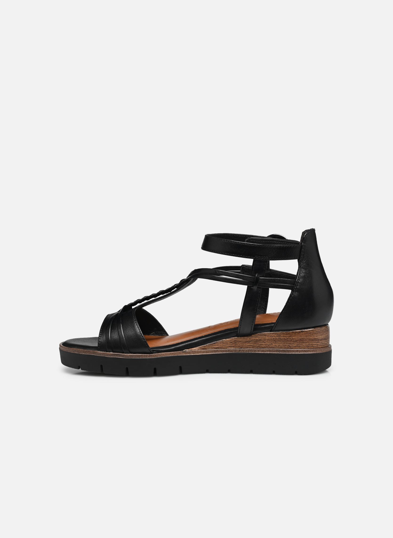Sandales compensées et plateformes 28256-44 femme noir Tamaris Sandales compensées et plateformes 28256-44 femme noir BLACK
