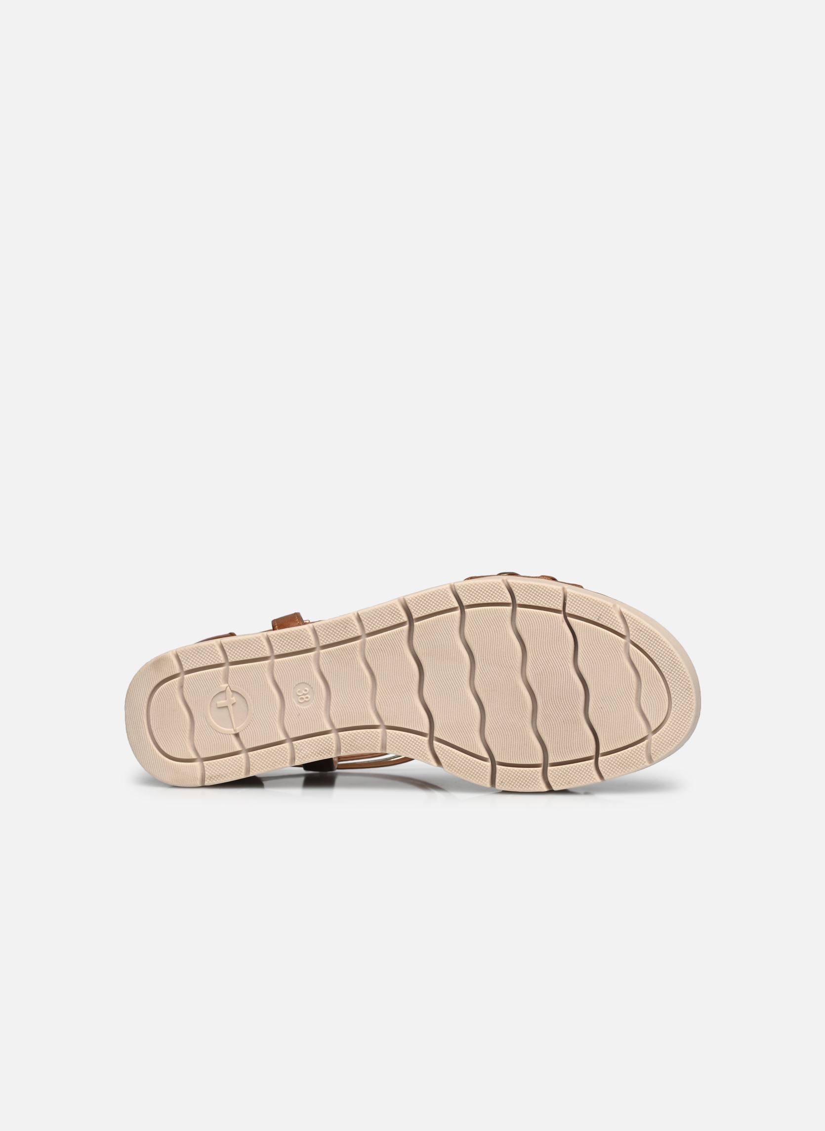Keil- und Plateausandalen 28256-44 damen braun Tamaris Keil- und Plateausandalen 28256-44 damen braun COGNAC