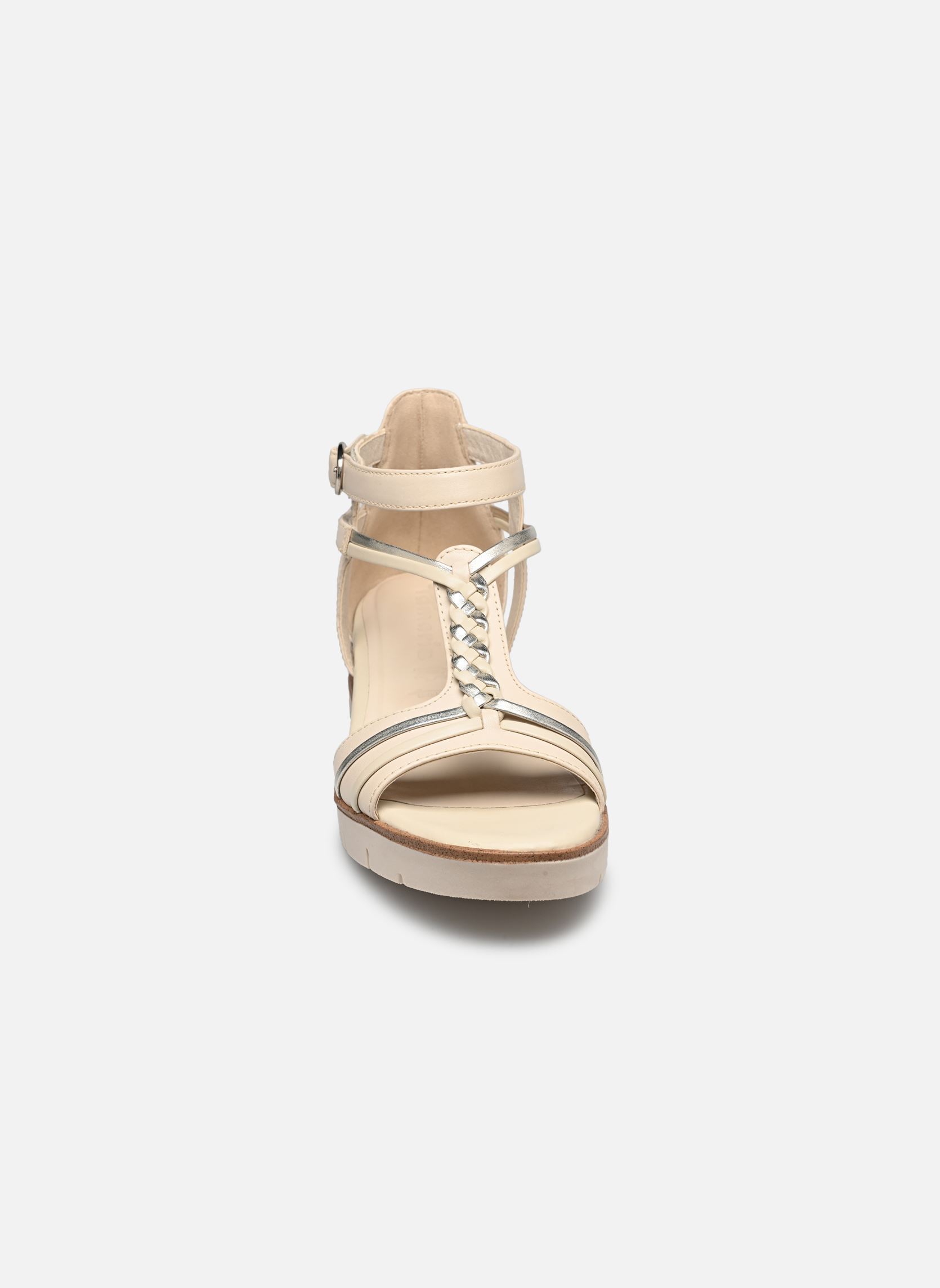 Sandales compensées et plateformes 28256-44 femme beige Tamaris Sandales compensées et plateformes 28256-44 femme beige IVORY COMB