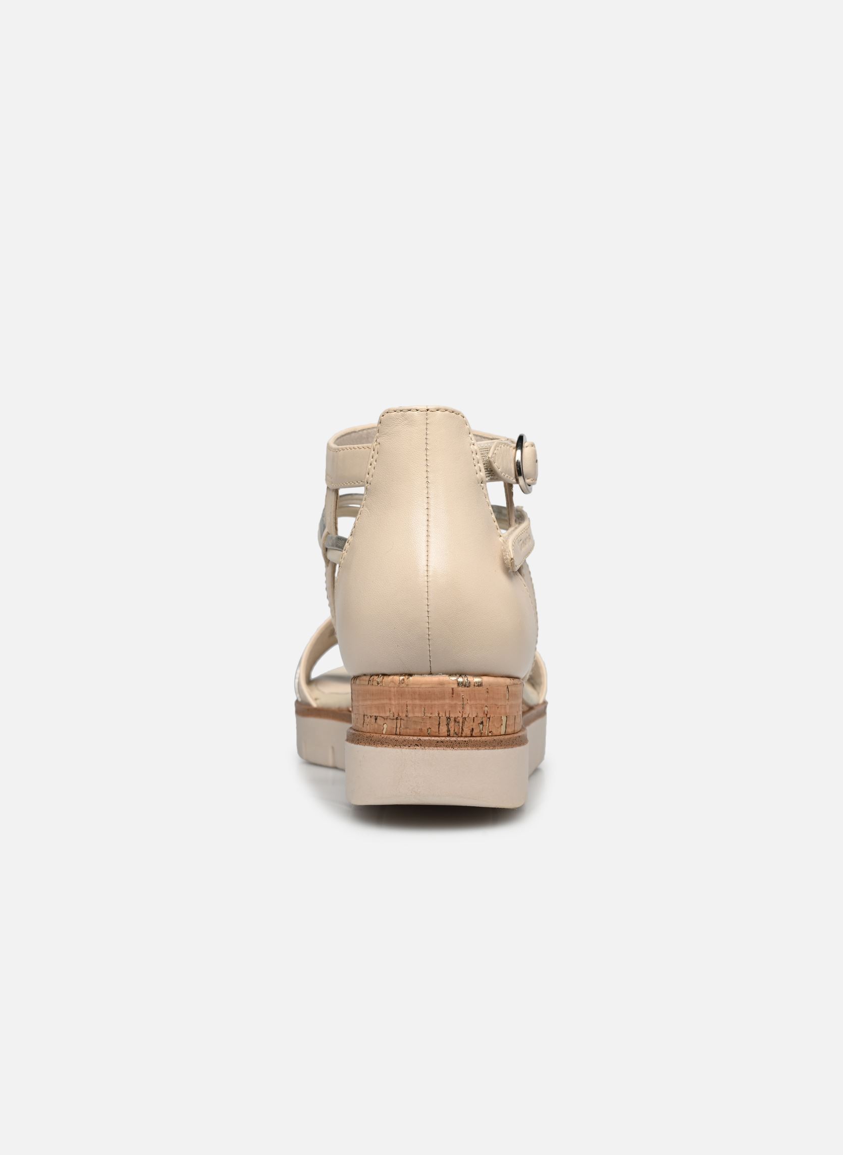 Sandales compensées et plateformes 28256-44 femme beige Tamaris Sandales compensées et plateformes 28256-44 femme beige IVORY COMB