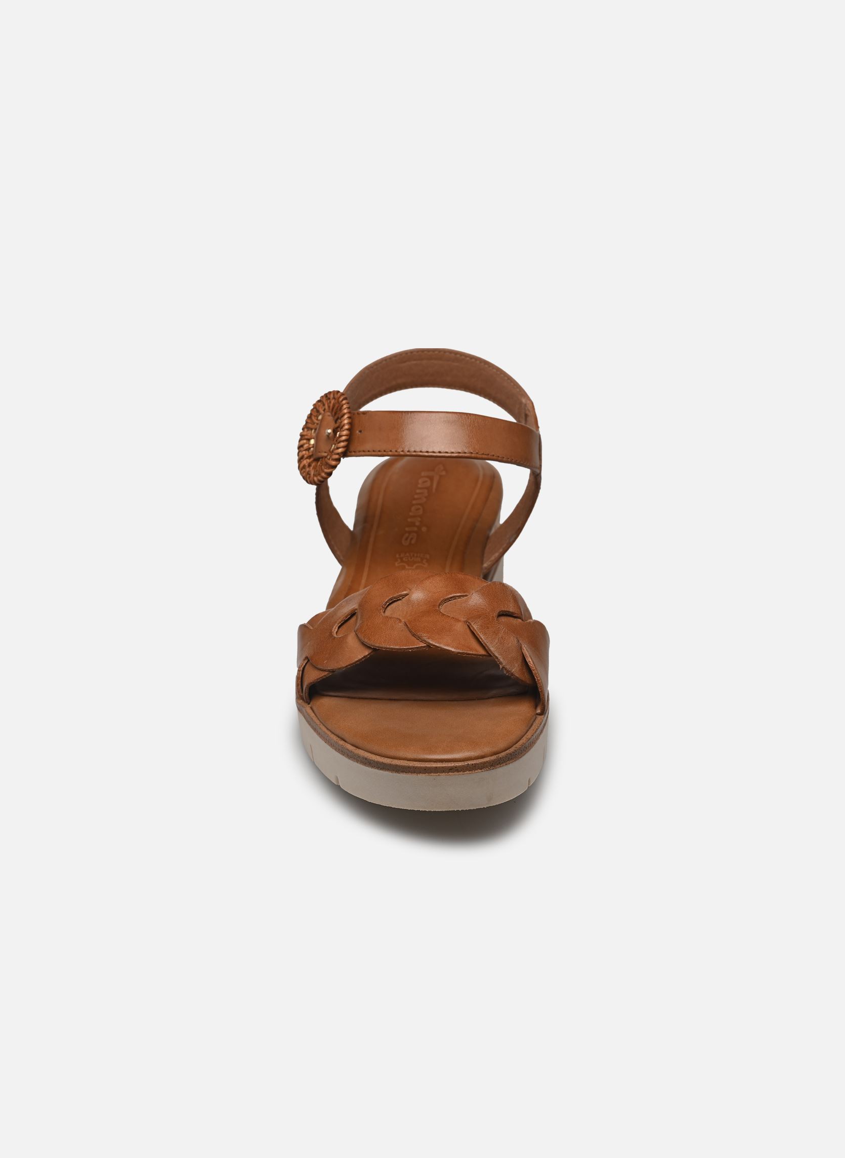 Sandales compensées et plateformes 28258-44 femme marron Tamaris Sandales compensées et plateformes 28258-44 femme marron COGNAC