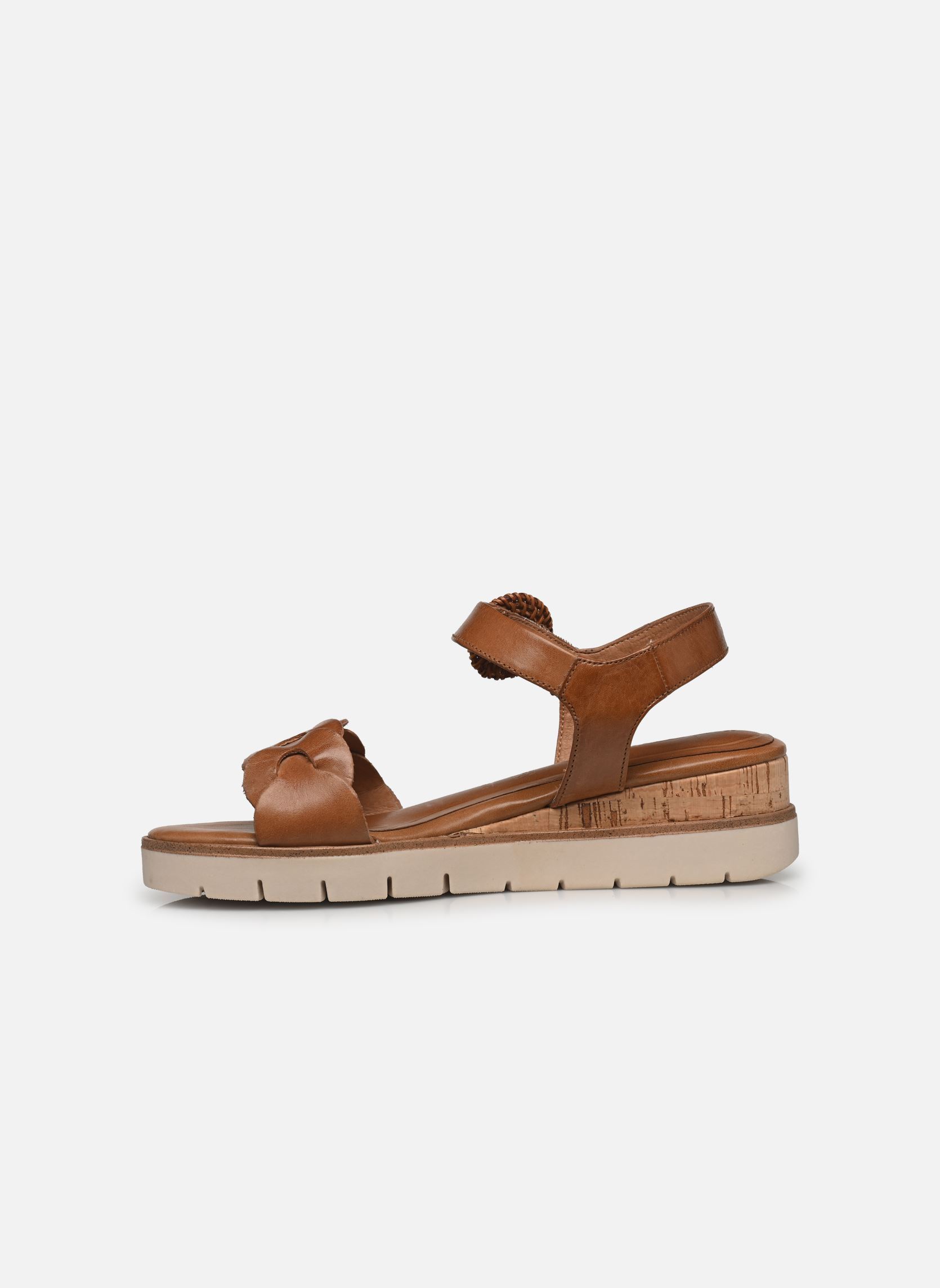 Sandales compensées et plateformes 28258-44 femme marron Tamaris Sandales compensées et plateformes 28258-44 femme marron COGNAC