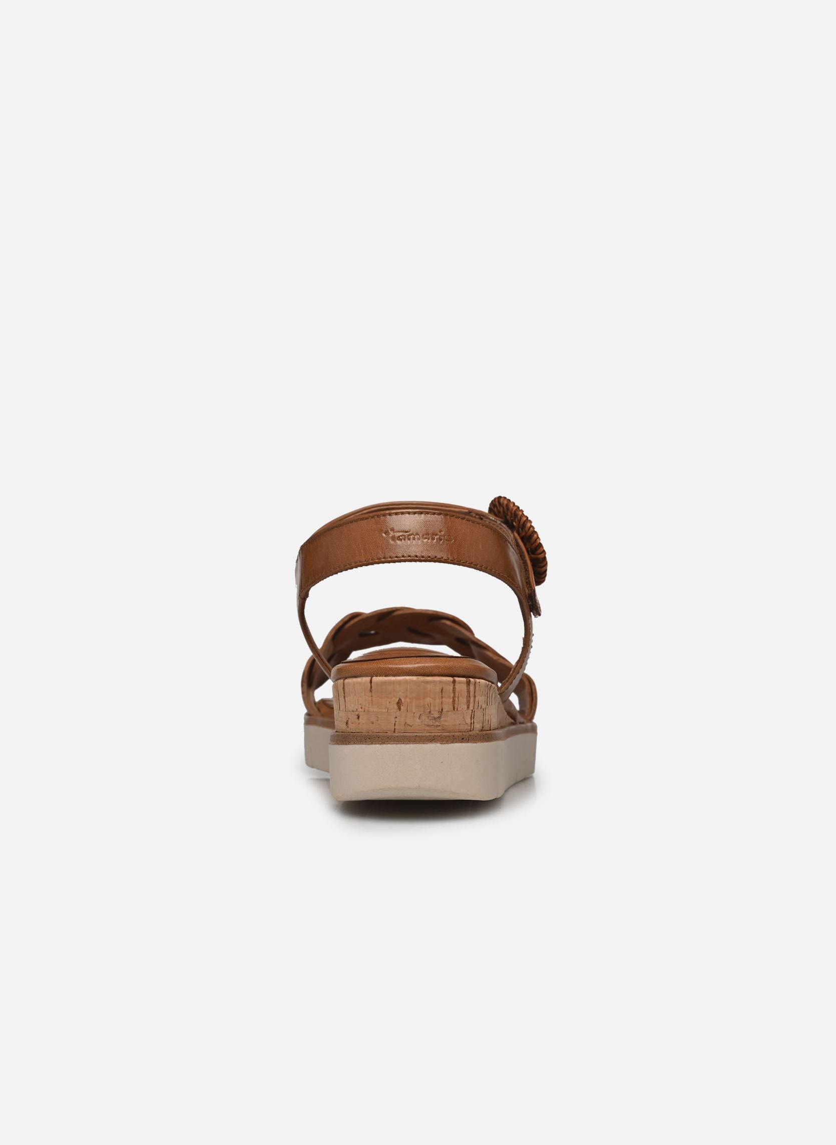 Sandales compensées et plateformes 28258-44 femme marron Tamaris Sandales compensées et plateformes 28258-44 femme marron COGNAC