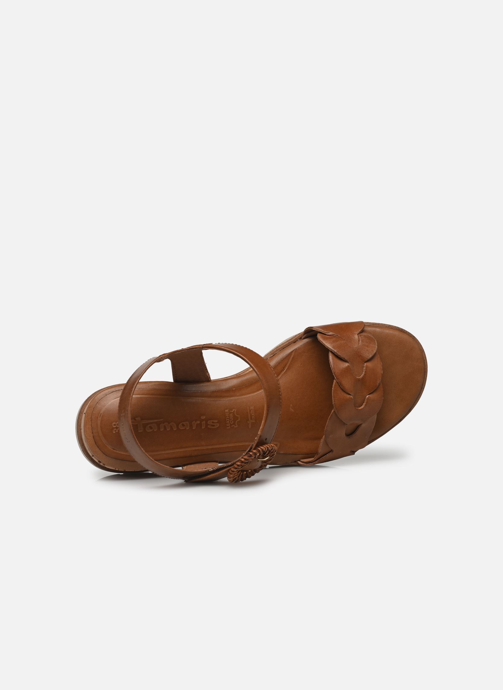 Sandales compensées et plateformes 28258-44 femme marron Tamaris Sandales compensées et plateformes 28258-44 femme marron COGNAC
