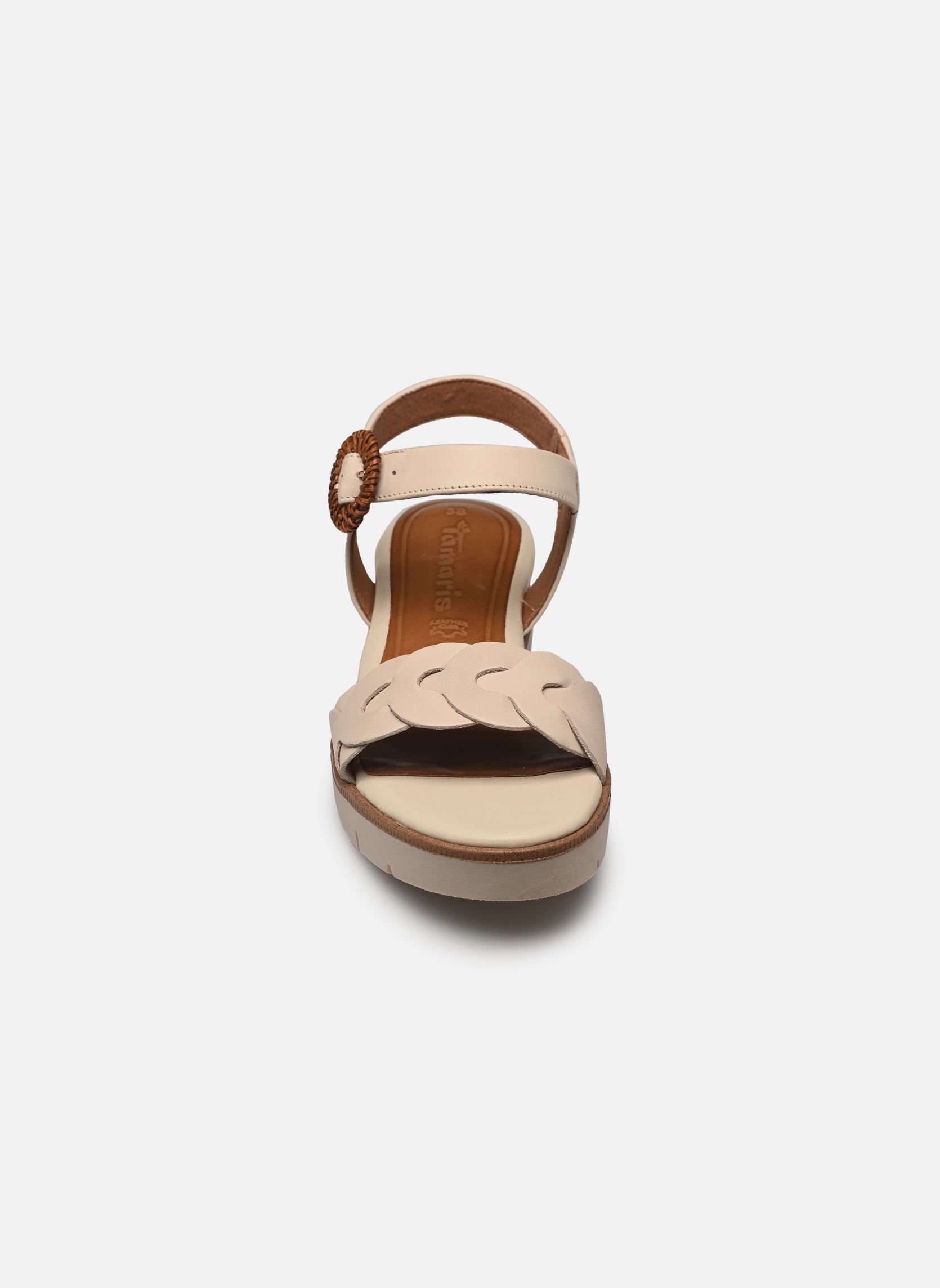 Sandalias y plataformas de cuña 28258-44 mujer beige Tamaris Sandalias y plataformas de cuña 28258-44 mujer beige IVORY