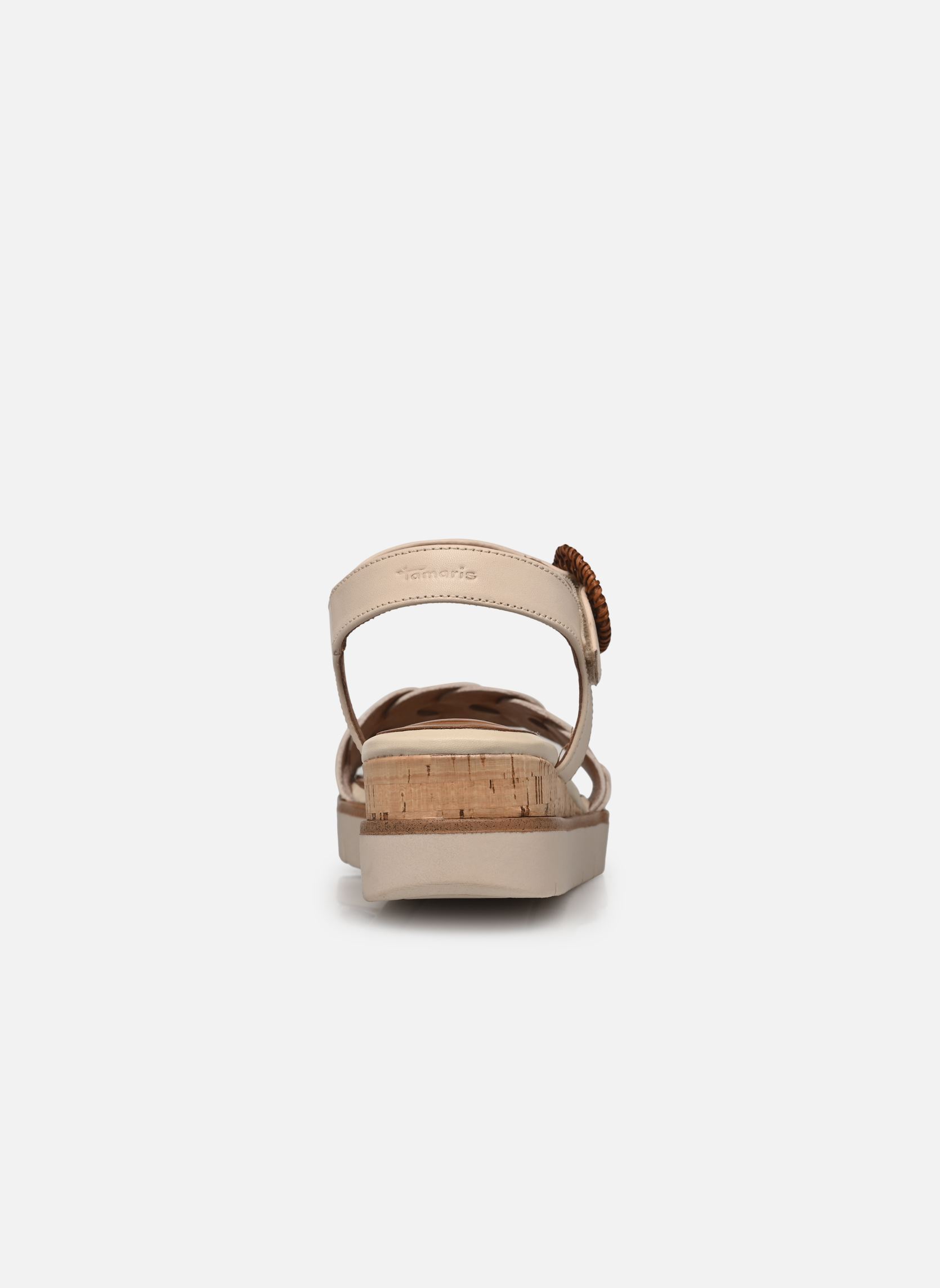 Sandalias y plataformas de cuña 28258-44 mujer beige Tamaris Sandalias y plataformas de cuña 28258-44 mujer beige IVORY