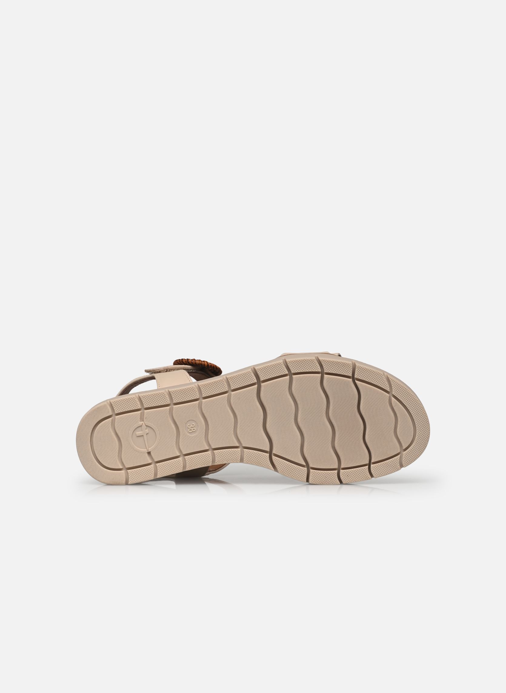 Sandalias y plataformas de cuña 28258-44 mujer beige Tamaris Sandalias y plataformas de cuña 28258-44 mujer beige IVORY
