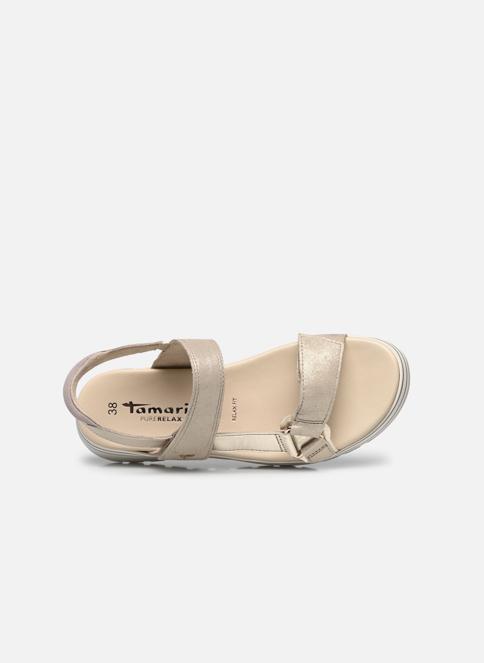 Sandali piatti 28267-44 donna oro e bronzo Tamaris Sandali piatti 28267-44 donna oro e bronzo CHAMPAGNE COMB